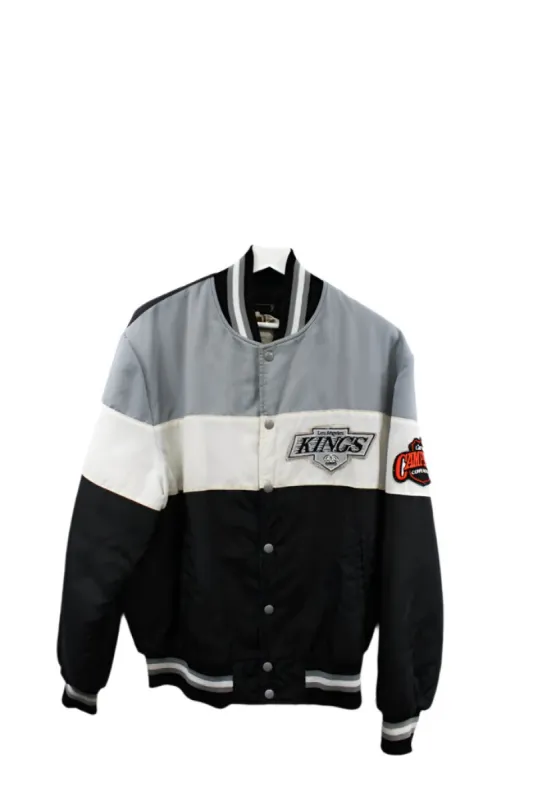 Z- Vintage LA Kings Emb Logo NHL Campbell Conference Bomber Jacket sold by HG Vintage