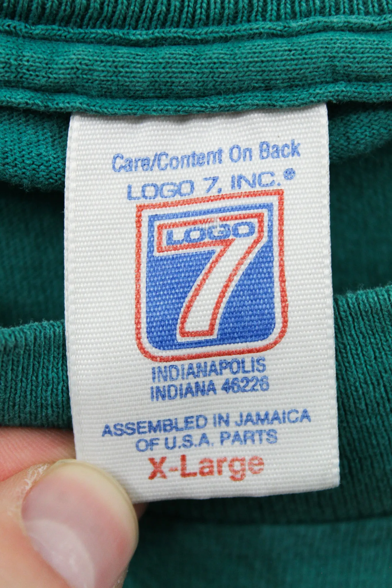 X - Vintage NFL Logo 7 Miami Dolphins Graphic Tee sold by HG Vintage product image thumbnail 3