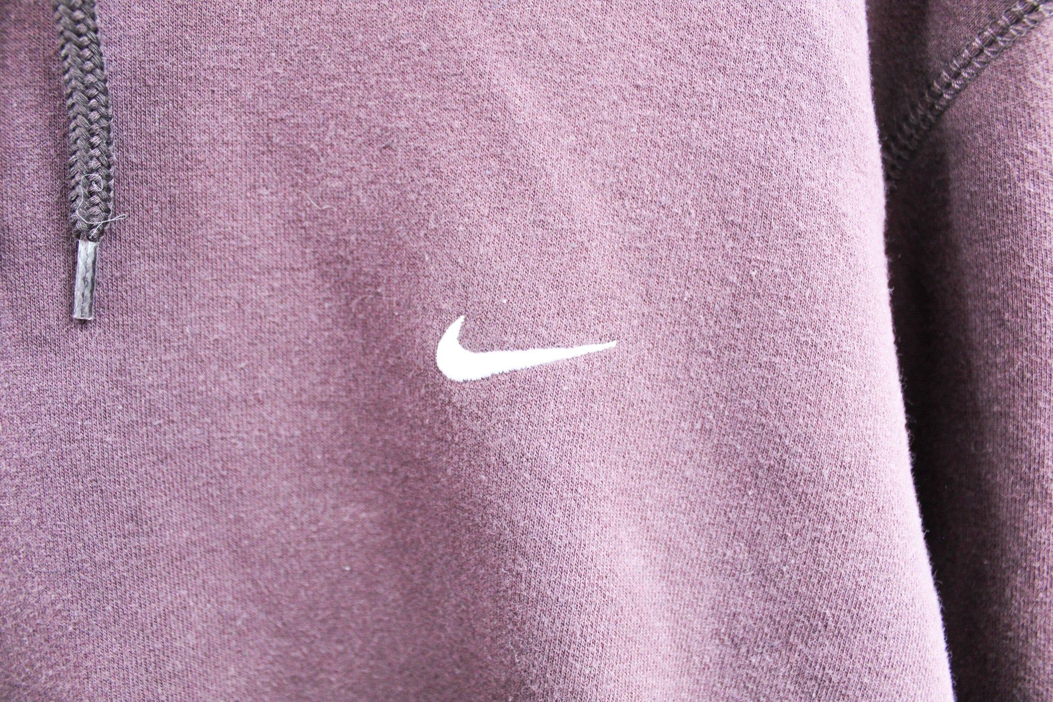 Nike Swoosh Hoodie Burgundy sold by HG Vintage product image thumbnail 2