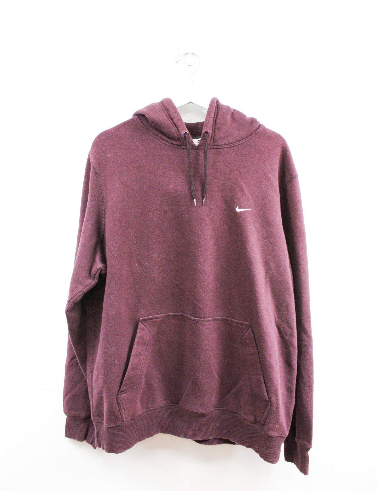 Nike Swoosh Hoodie Burgundy sold by HG Vintage