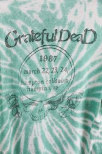 Grateful Dead 1987 Concert Tee sold by HG Vintage