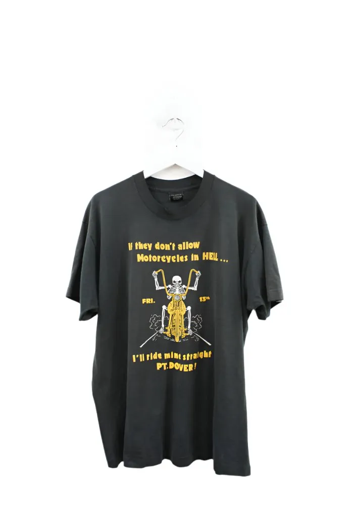 Z- Vintage Biker's Night Port Dover Ontario Single Stitch Tee sold by HG Vintage