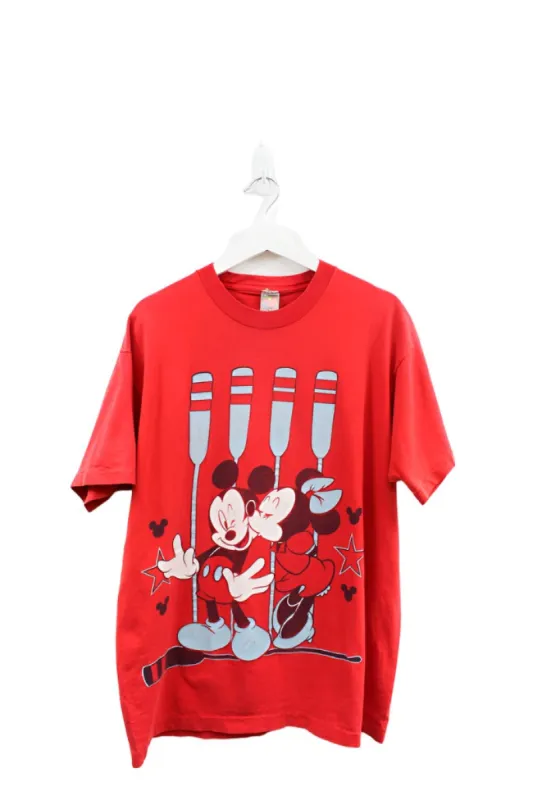 Z - Vintage Single Stitch Disney Mickey & Minnie Graphic Tee sold by HG Vintage