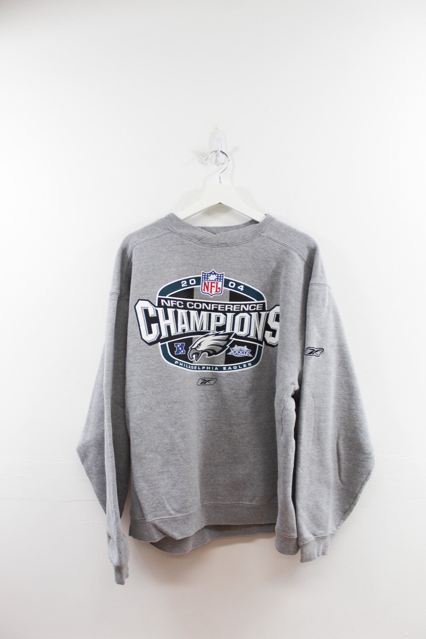 CC- Vintage Reebok NFL 04' Eagles NFC Champ Crewneck sold by HG Vintage