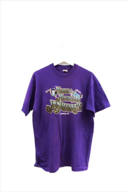 X - Vintage Single Stitch 1992 Music Mountain Jamboree Fruit of The Loom Tee sold by HG Vintage