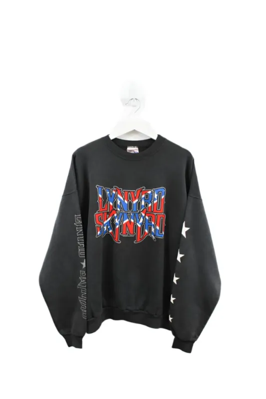 Z- Vintage 2001 Lynyrd Skynyrd Script Hanes Tag Crewneck sold by HG Vintage