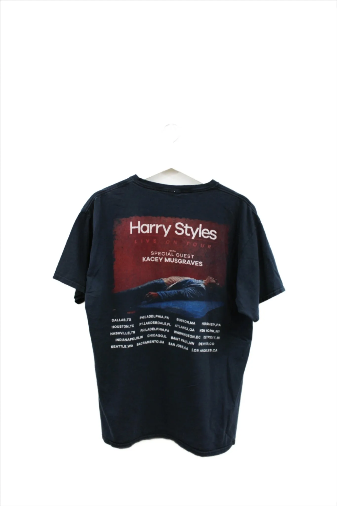 X - Harry Styles Live on Tour With Kacey Musgraves 2018 Tee sold by HG Vintage product image thumbnail 3