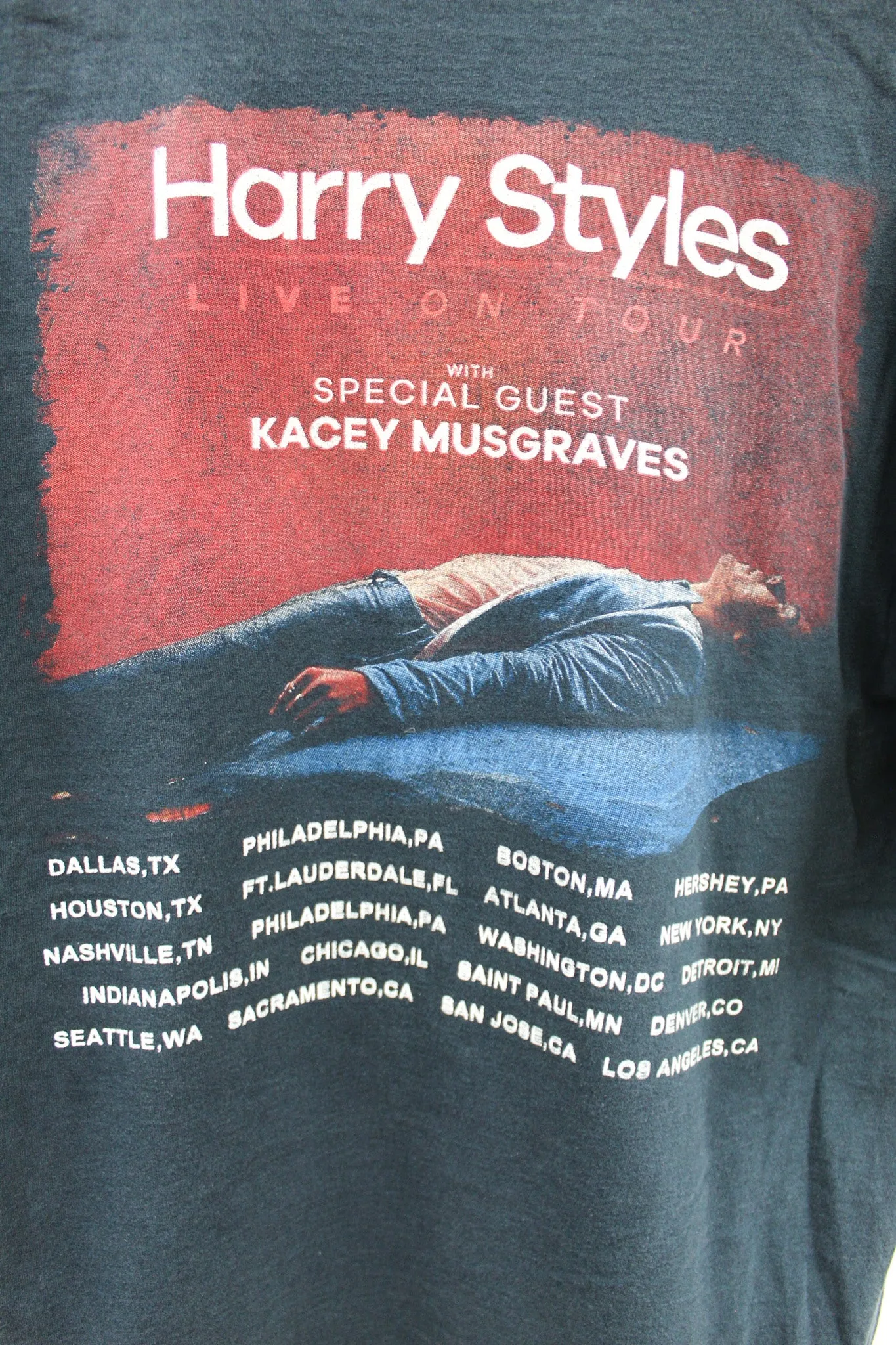X - Harry Styles Live on Tour With Kacey Musgraves 2018 Tee sold by HG Vintage product image thumbnail 4