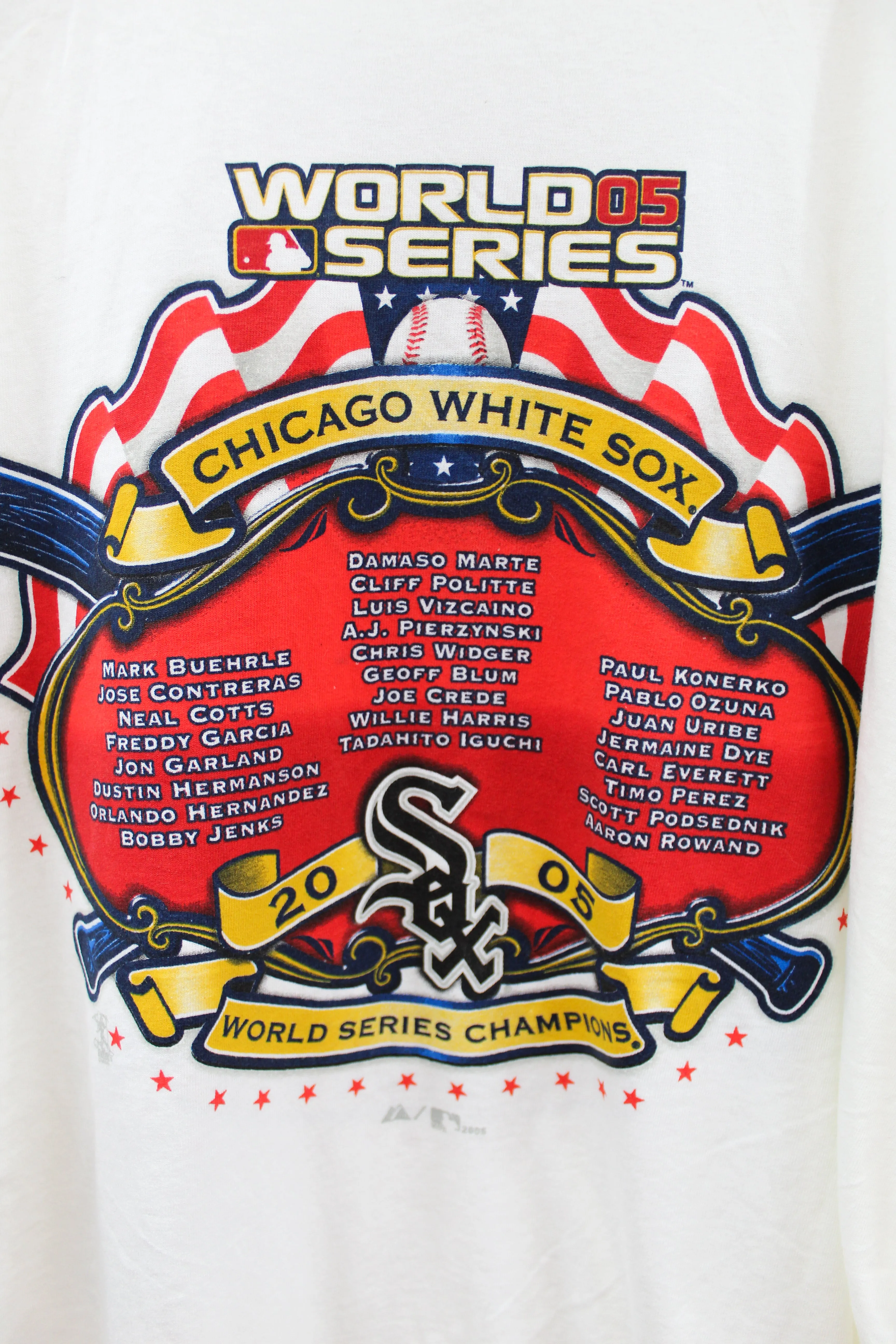 Z - Vintage 2005 MLB Chicago White Sox World Series Champ Long Sleeve Tee sold by HG Vintage product image thumbnail 4