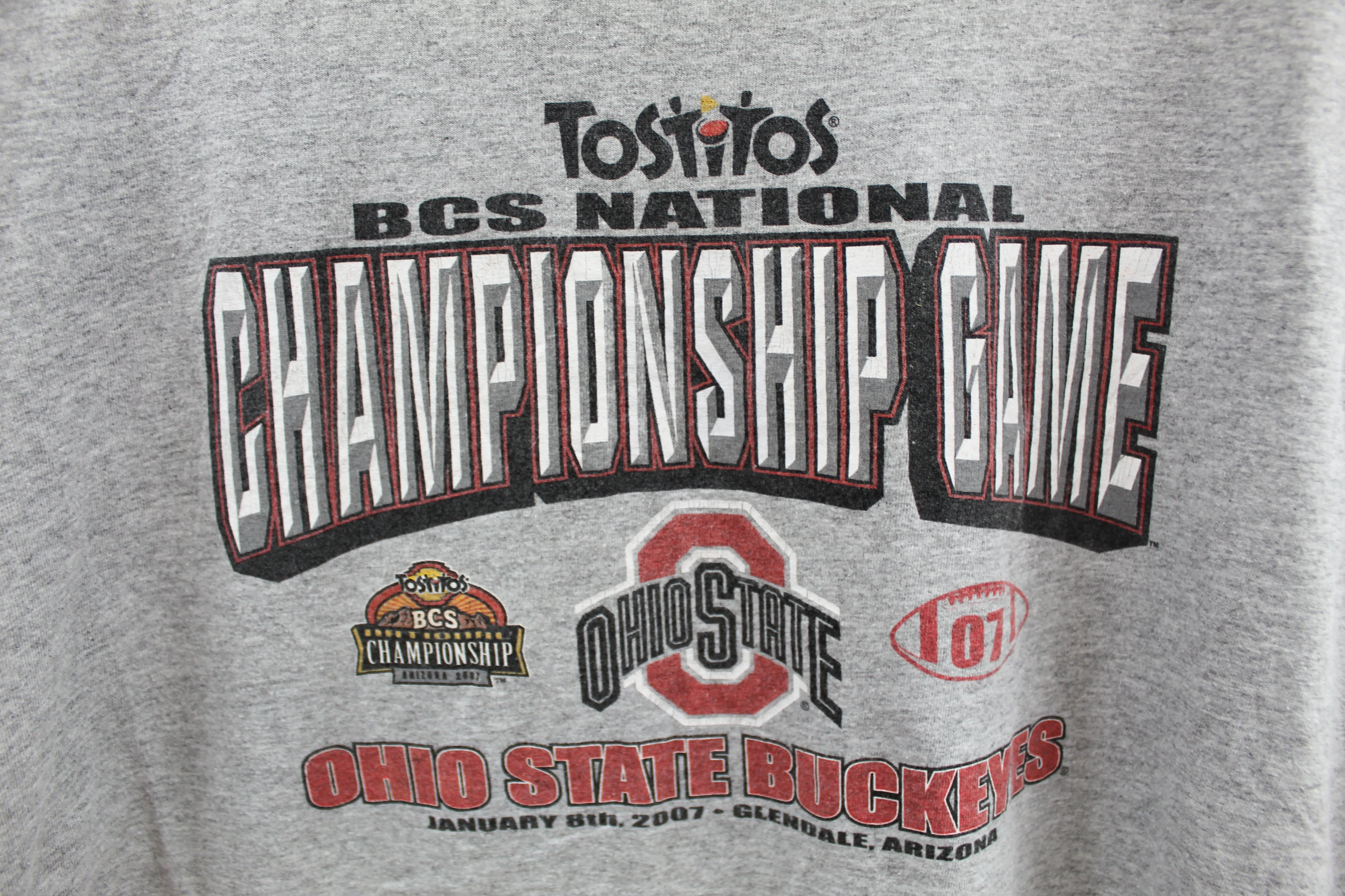 Z - 2007 Ohio State Buckeyes Tostitos Championship Game Tee sold by HG Vintage product image thumbnail 2