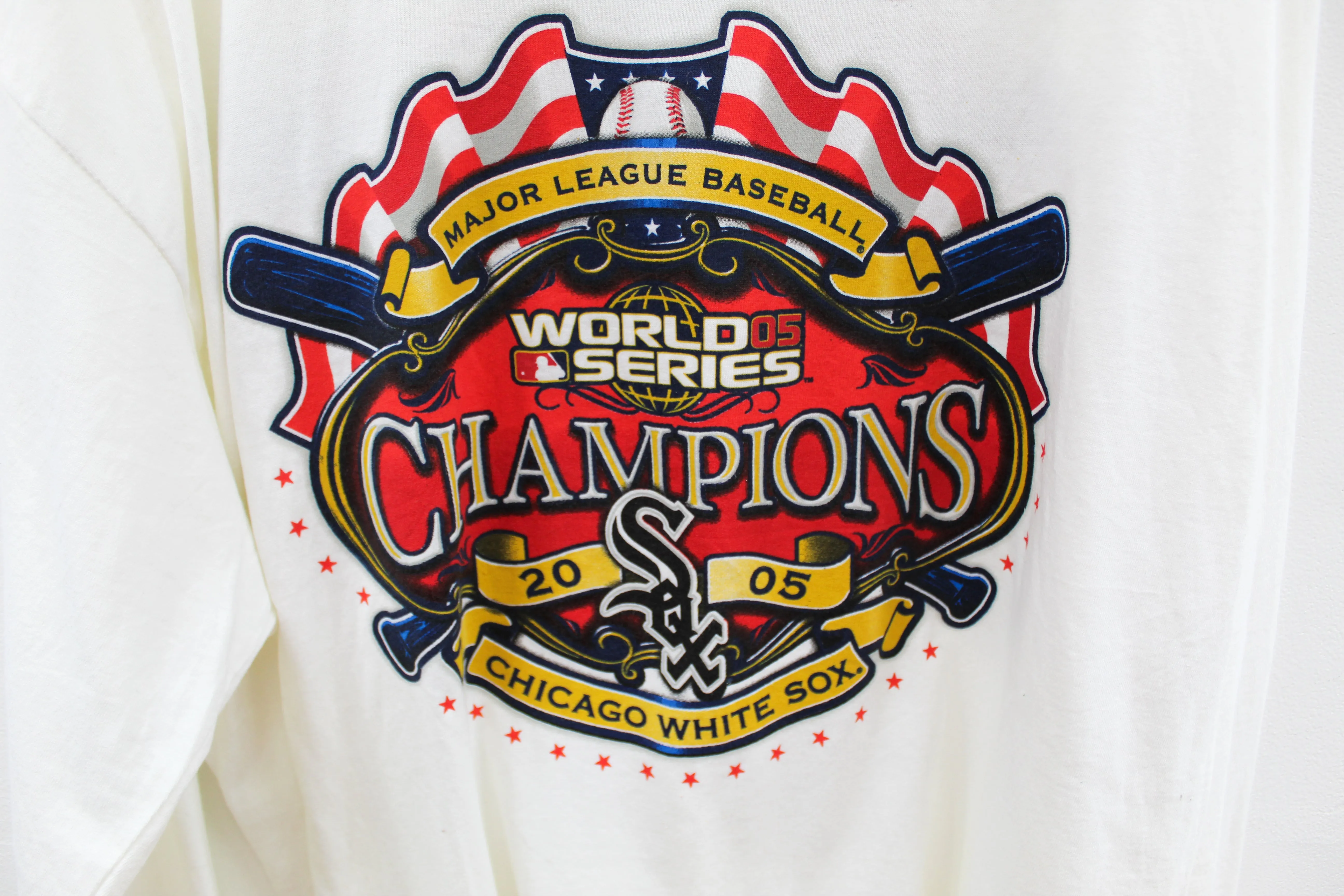 Z - Vintage 2005 MLB Chicago White Sox World Series Champ Long Sleeve Tee sold by HG Vintage product image thumbnail 2