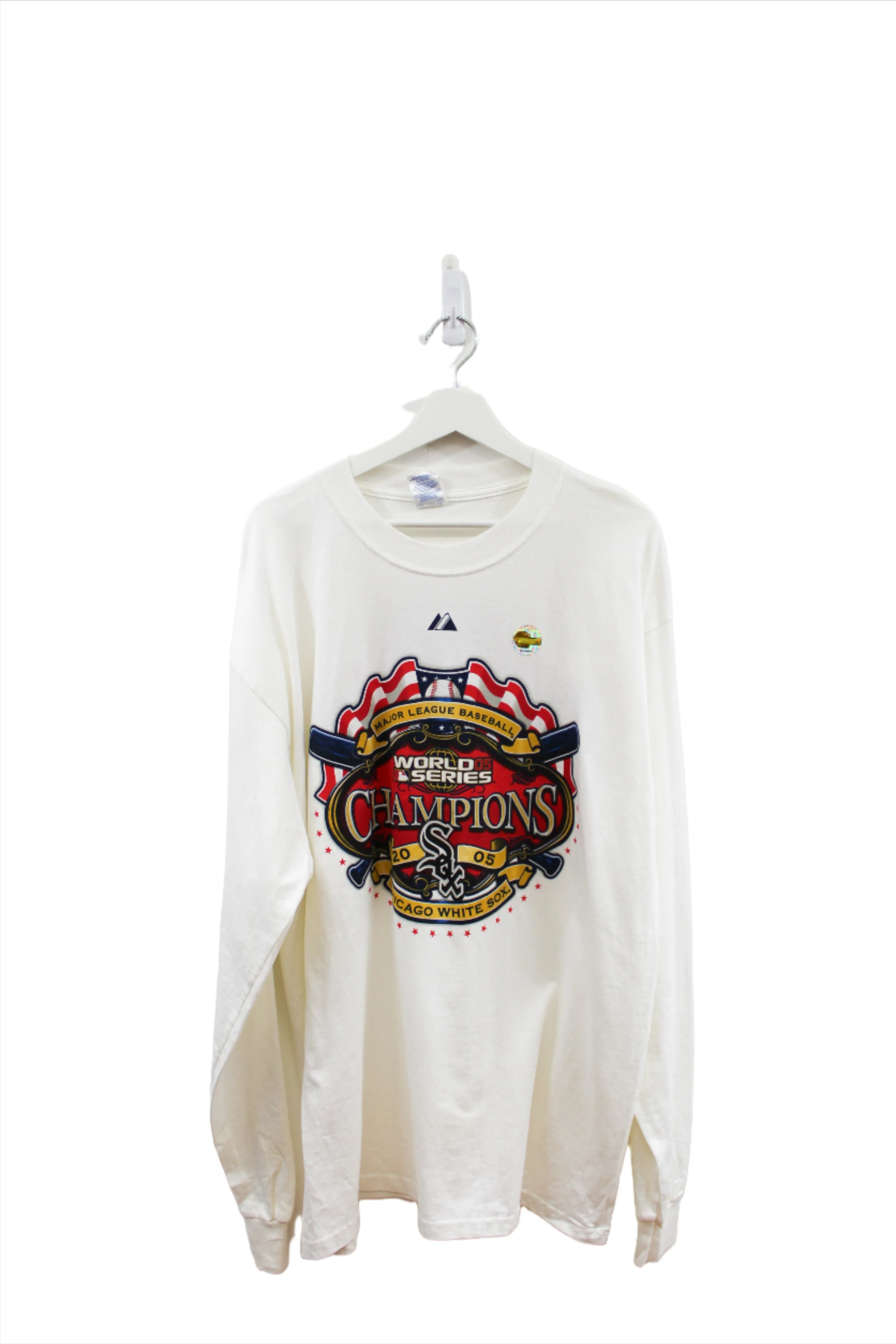 Z - Vintage 2005 MLB Chicago White Sox World Series Champ Long Sleeve Tee sold by HG Vintage