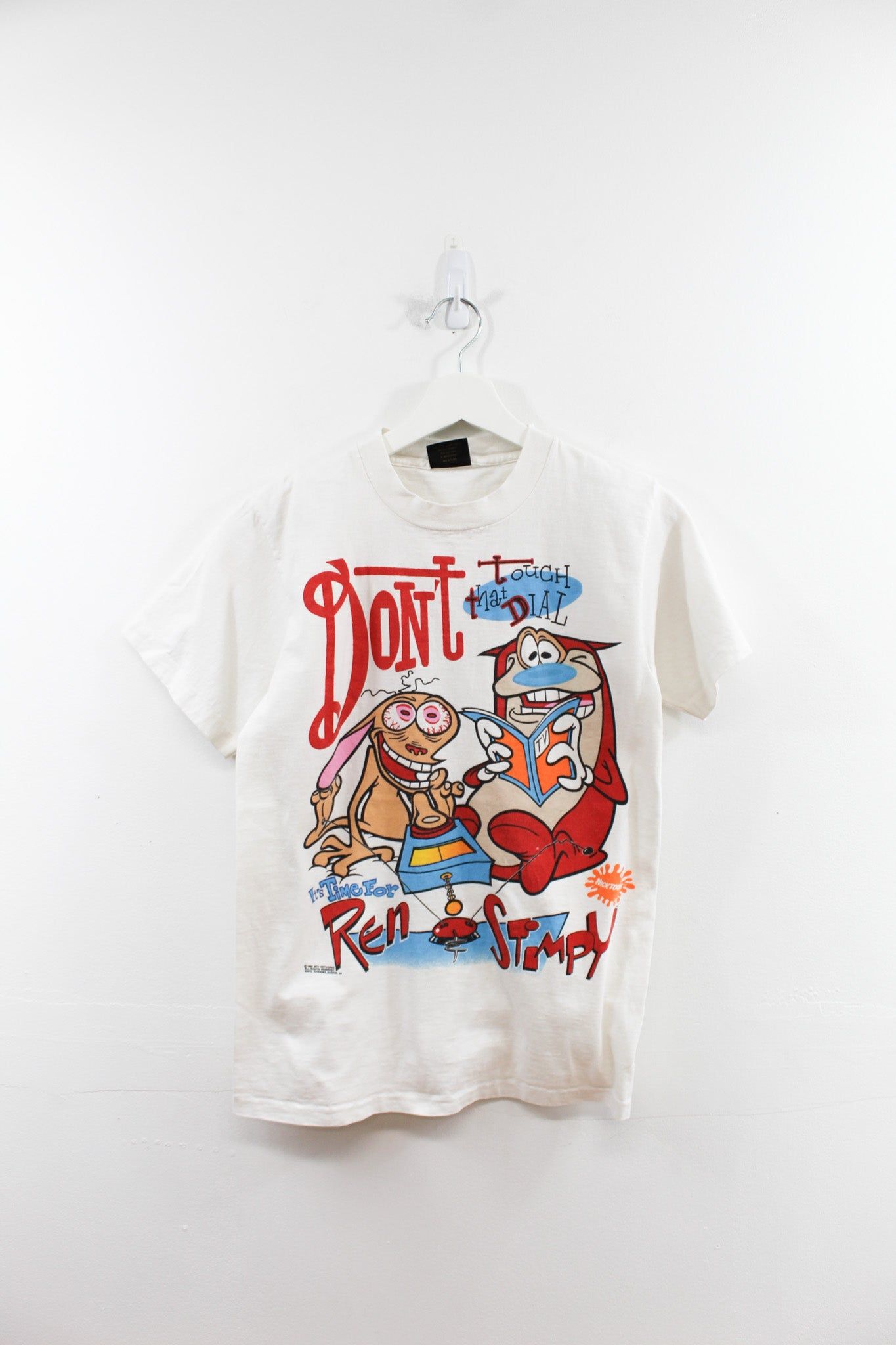CC- Vintage 1992 Ren & Stimpy Graphic Single Stitch Tee sold by HG Vintage
