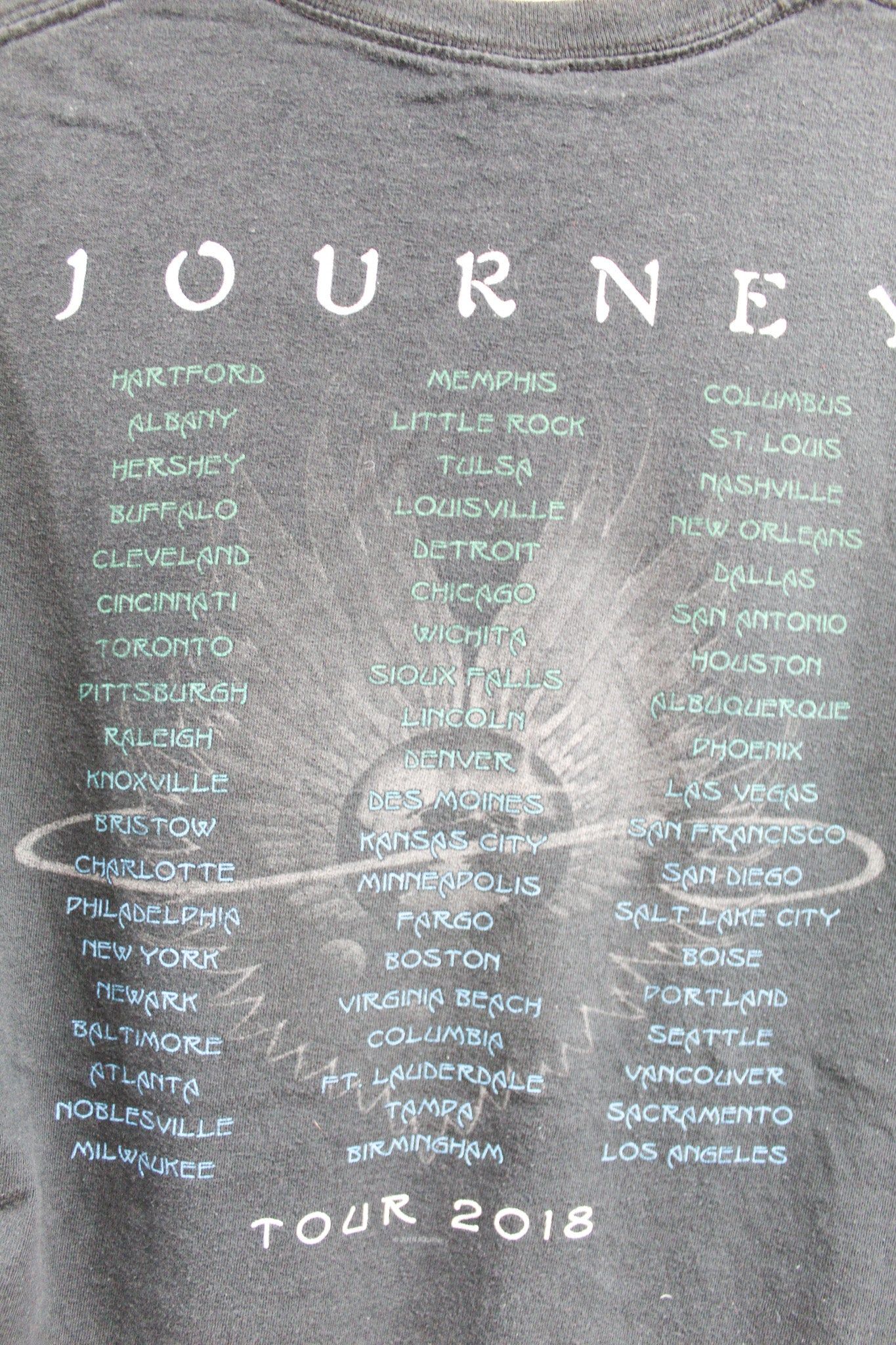 Journey 2018 Tour Tee sold by HG Vintage product image thumbnail 5