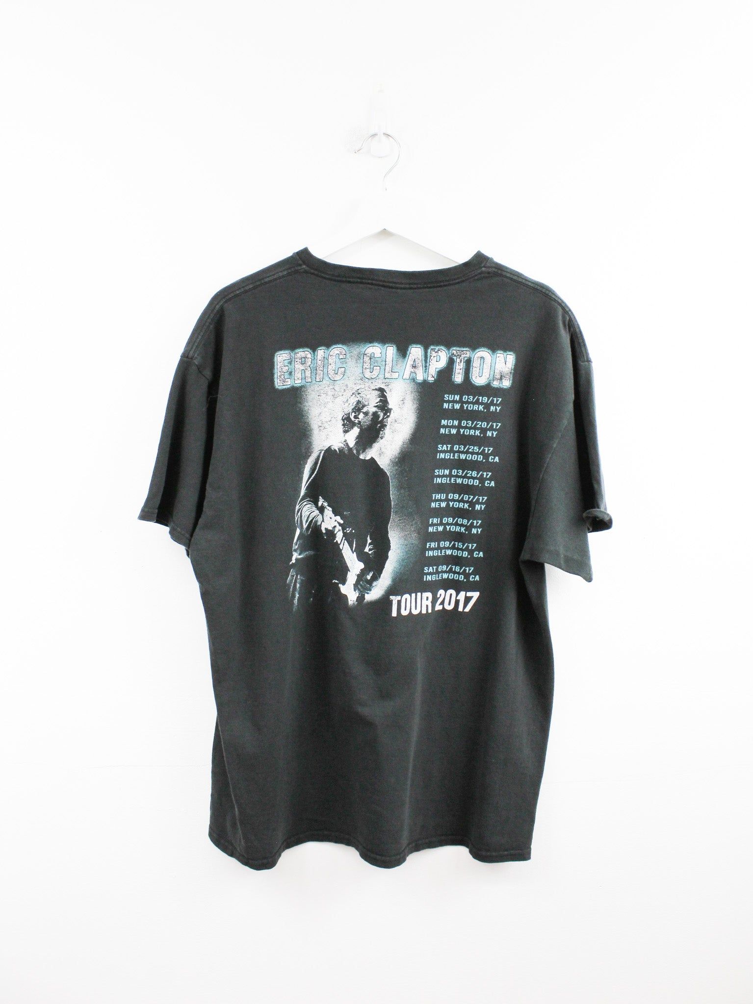 Eric Clapton 2017 Tour Tee sold by HG Vintage product image thumbnail 3