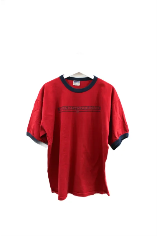 X - Vintage Dave Matthews Band Ringer Tee made by HG Vintage