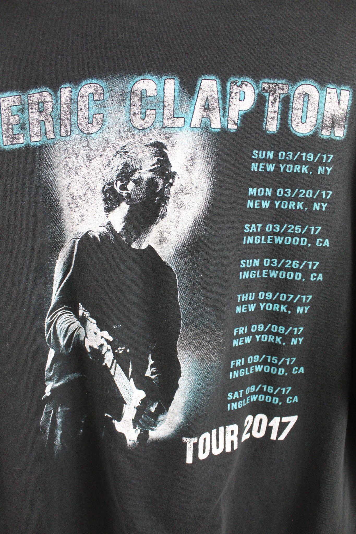 Eric Clapton 2017 Tour Tee sold by HG Vintage product image thumbnail 4