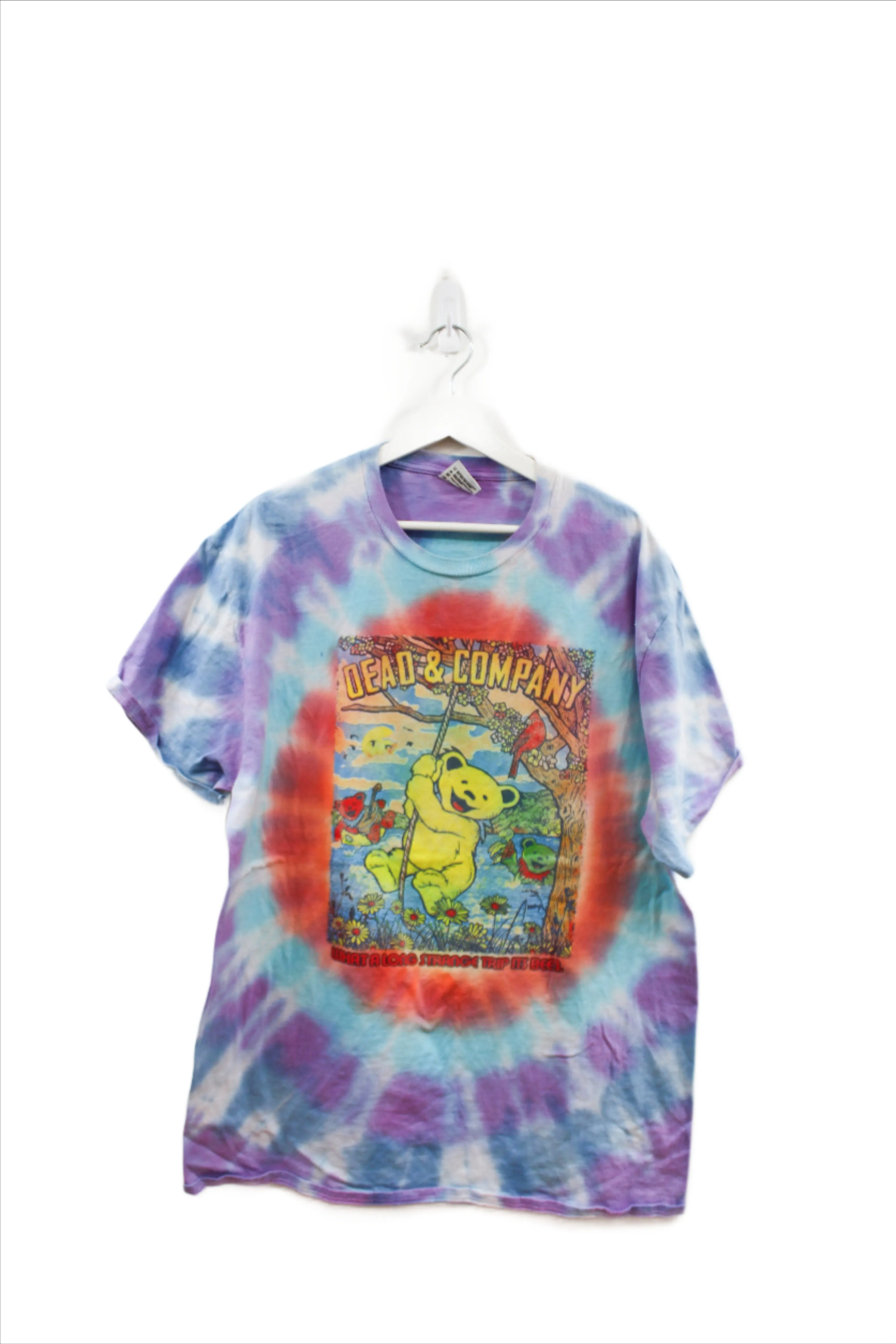 X - 2021 Grateful Dead What a long Trip its Been Tie Dye Tee sold by HG Vintage