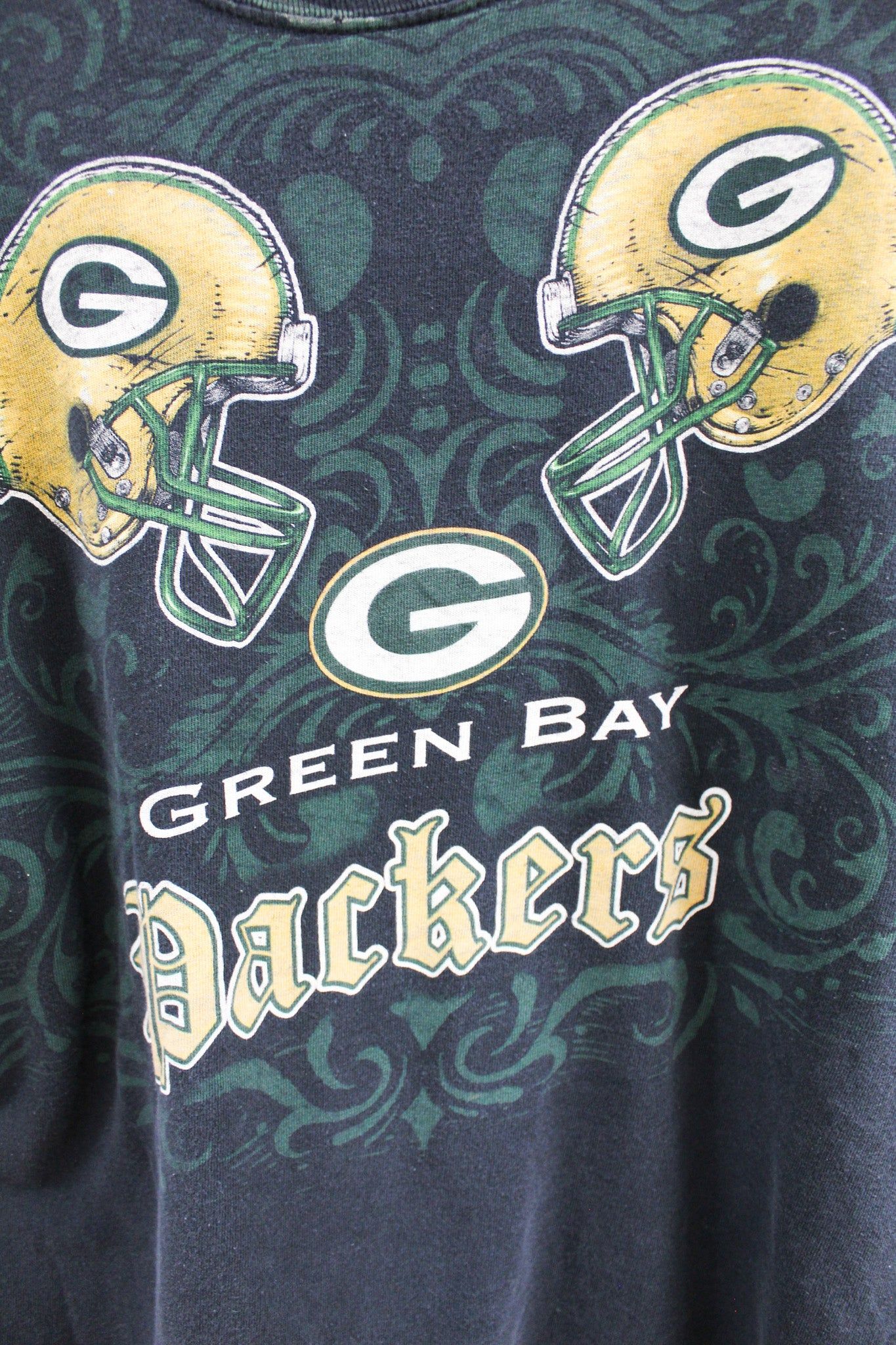 NFL Green Day Packers Helmets Tee sold by HG Vintage product image thumbnail 2