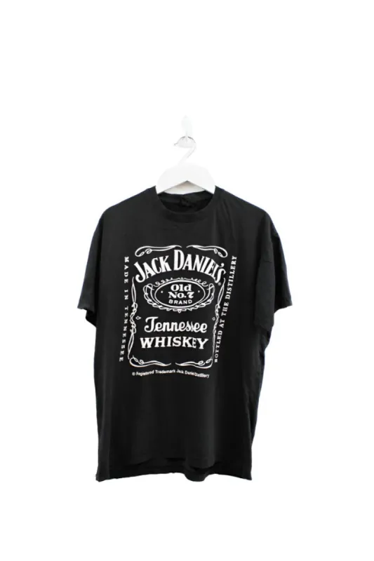 Z - Vintage 2007 Jack Daniel Label Logo Tee sold by HG Vintage