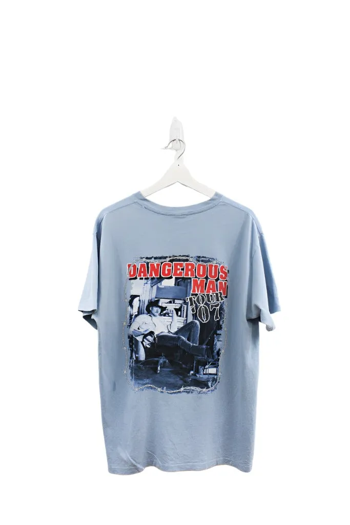 Z - Vintage 2007 Trace Adkins Dangerous Man Tour Red Anil Tag Tee sold by HG Vintage product image thumbnail 5