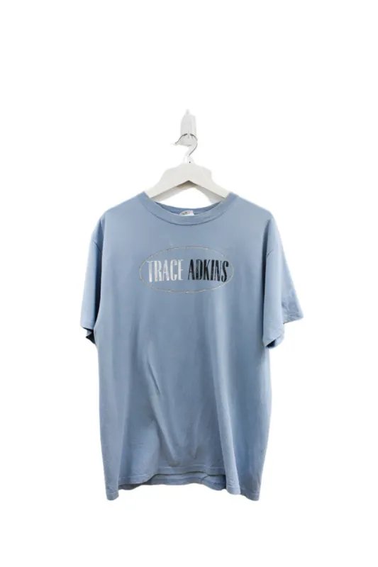 Z - Vintage 2007 Trace Adkins Dangerous Man Tour Red Anil Tag Tee sold by HG Vintage