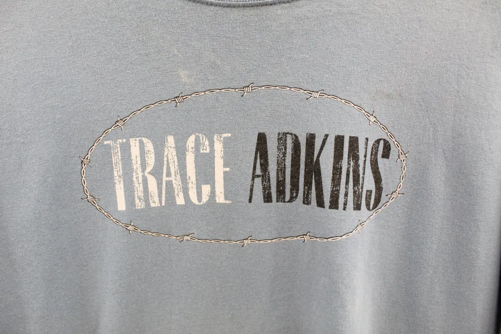 Z - Vintage 2007 Trace Adkins Dangerous Man Tour Red Anil Tag Tee sold by HG Vintage product image thumbnail 2