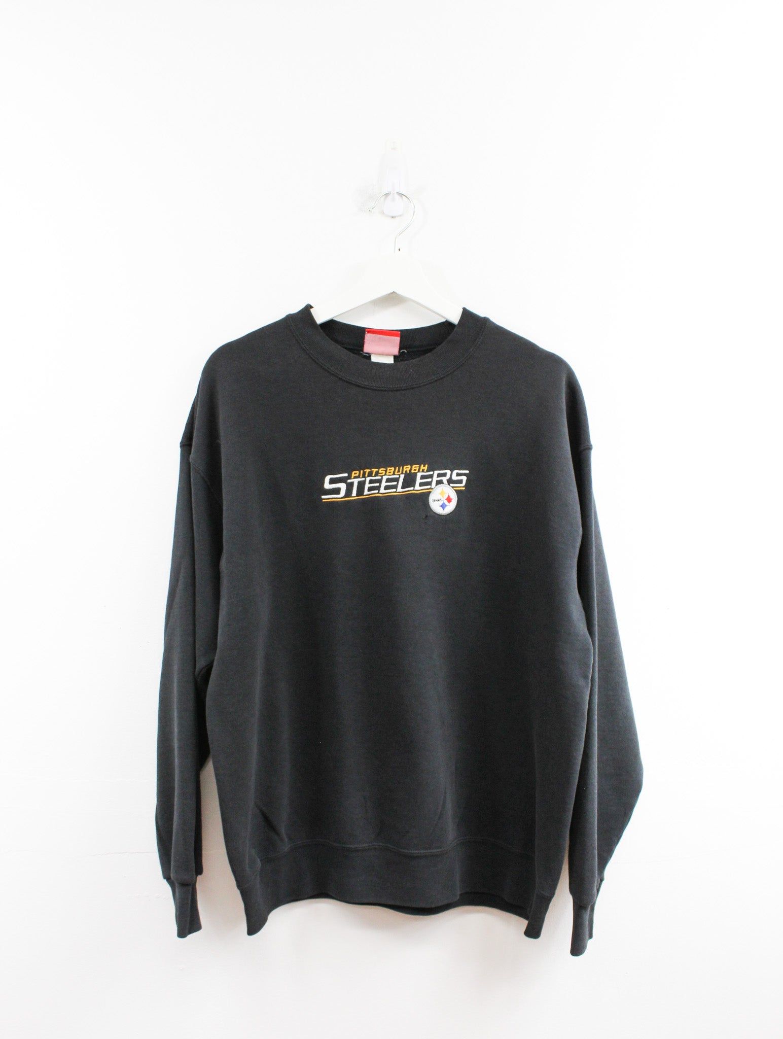 NFL Pittsburgh Steelers Embroidered Logo Crewneck sold by HG Vintage