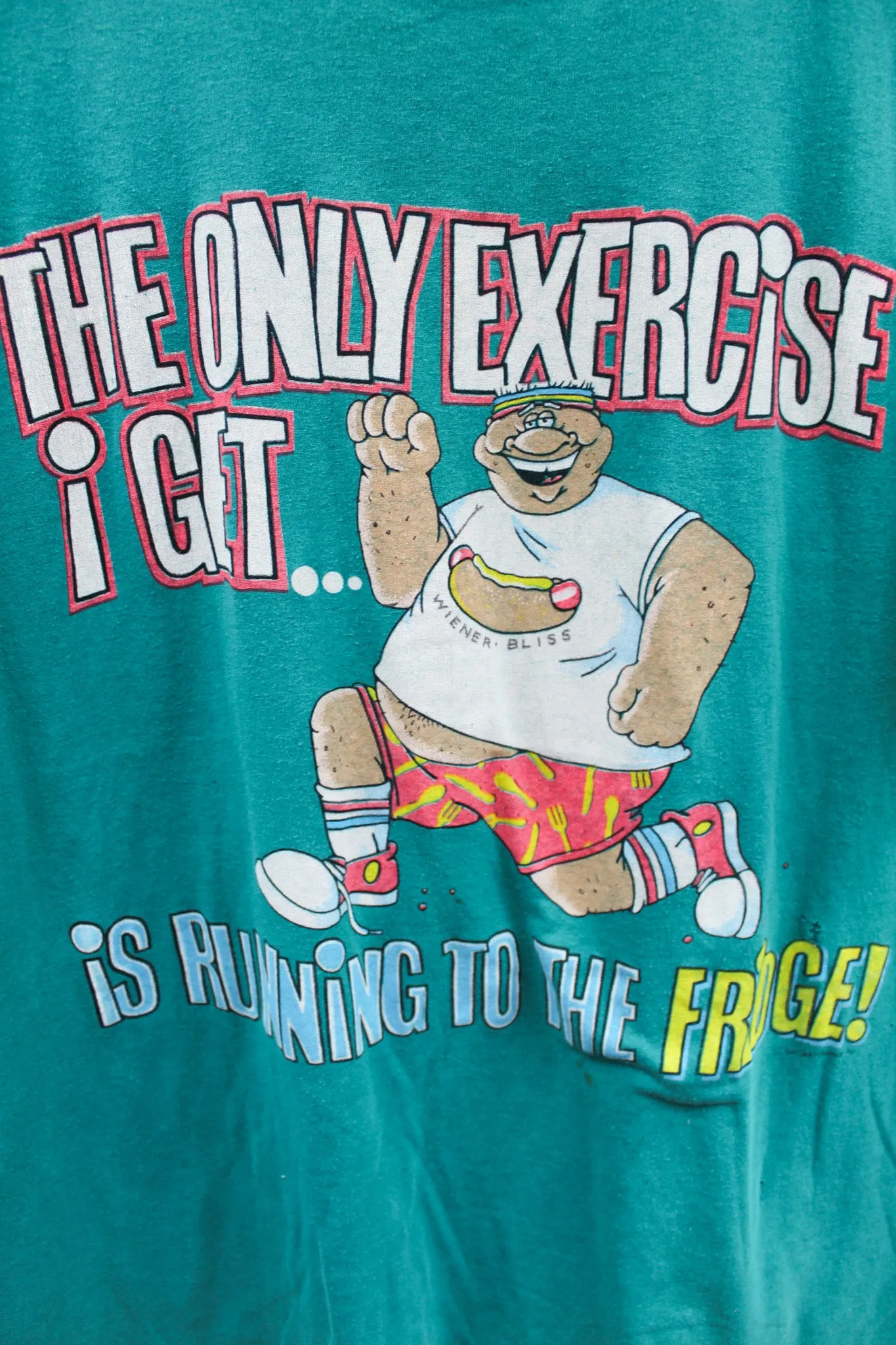 X - Vintage Single Stitch Running To The Fridge Tee sold by HG Vintage product image thumbnail 2