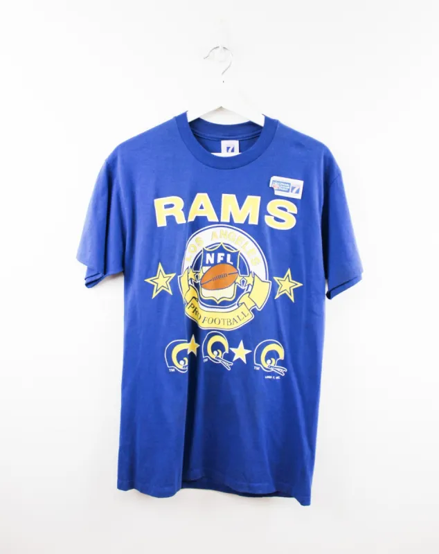 Deadstock Vintage LA Rams Logo Graphic Tee sold by HG Vintage