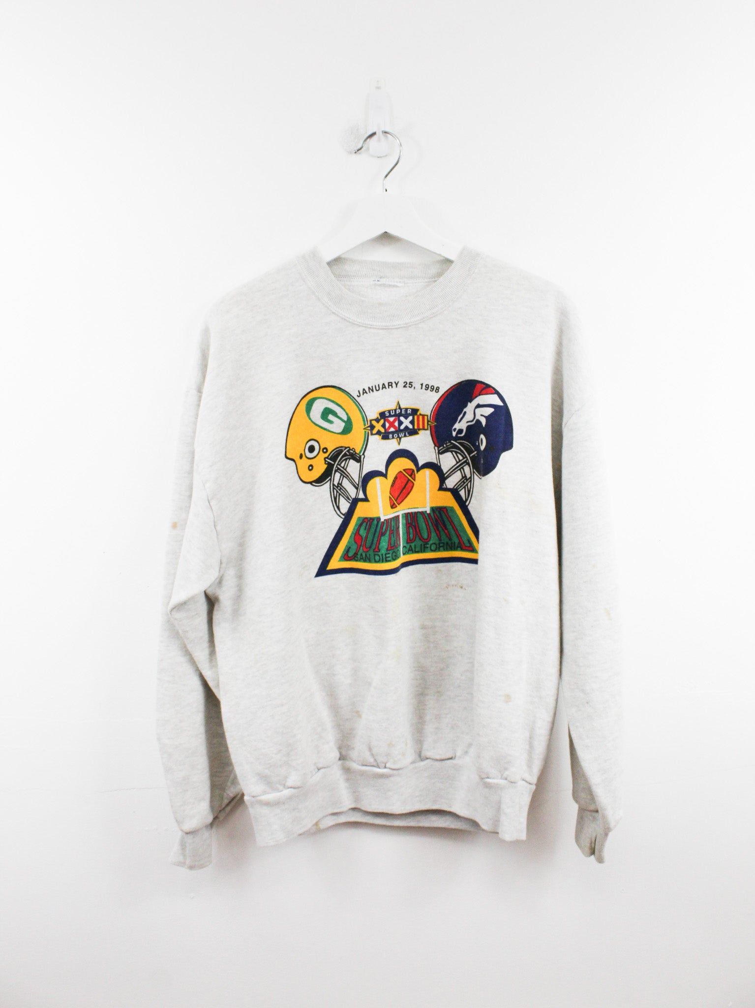 NFL 98' Super Bowl Packers vs Broncos Crewneck sold by HG Vintage