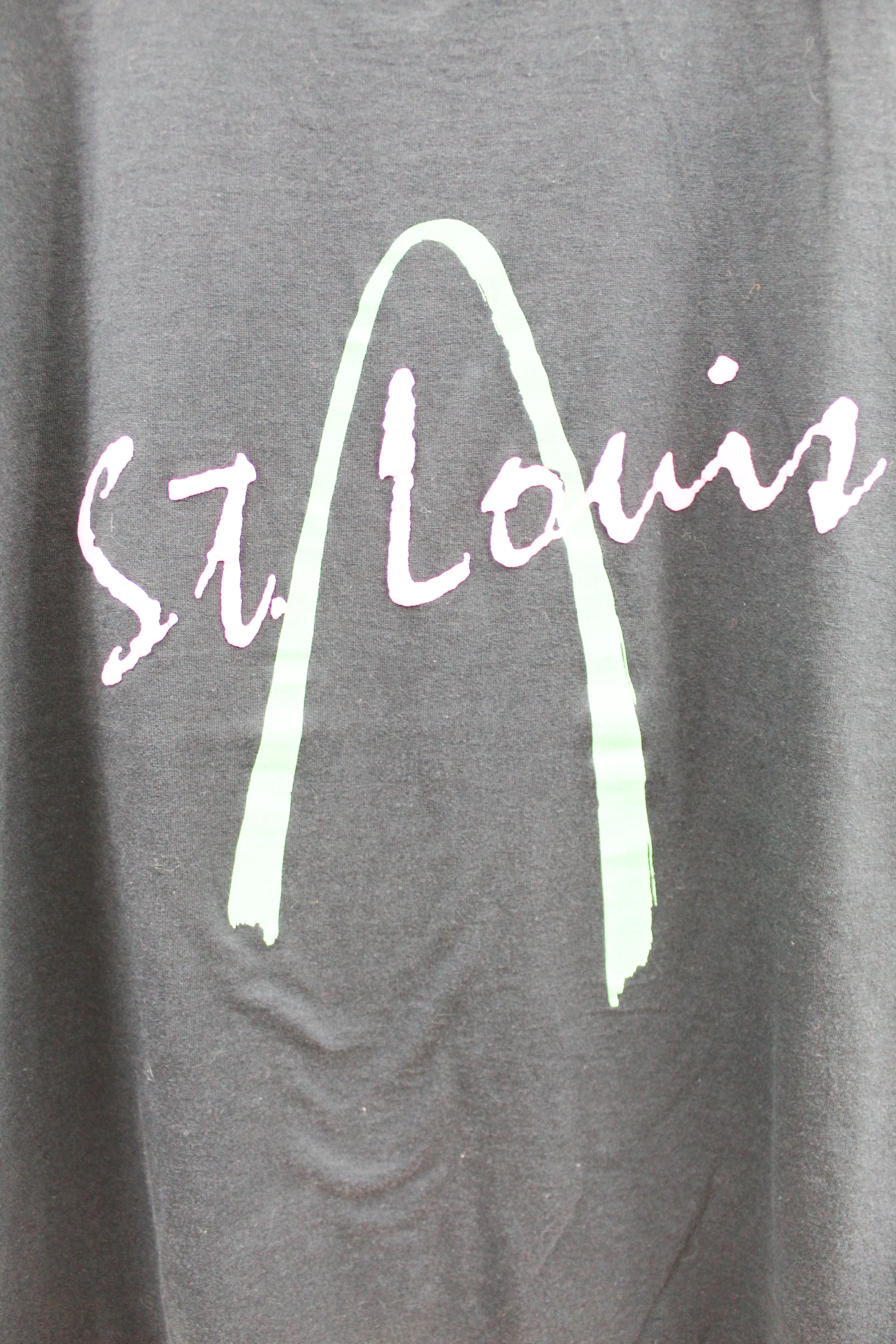 X - Vintage Single Stitch St. Louis. Script & Gateway Arch Tee sold by HG Vintage product image thumbnail 2