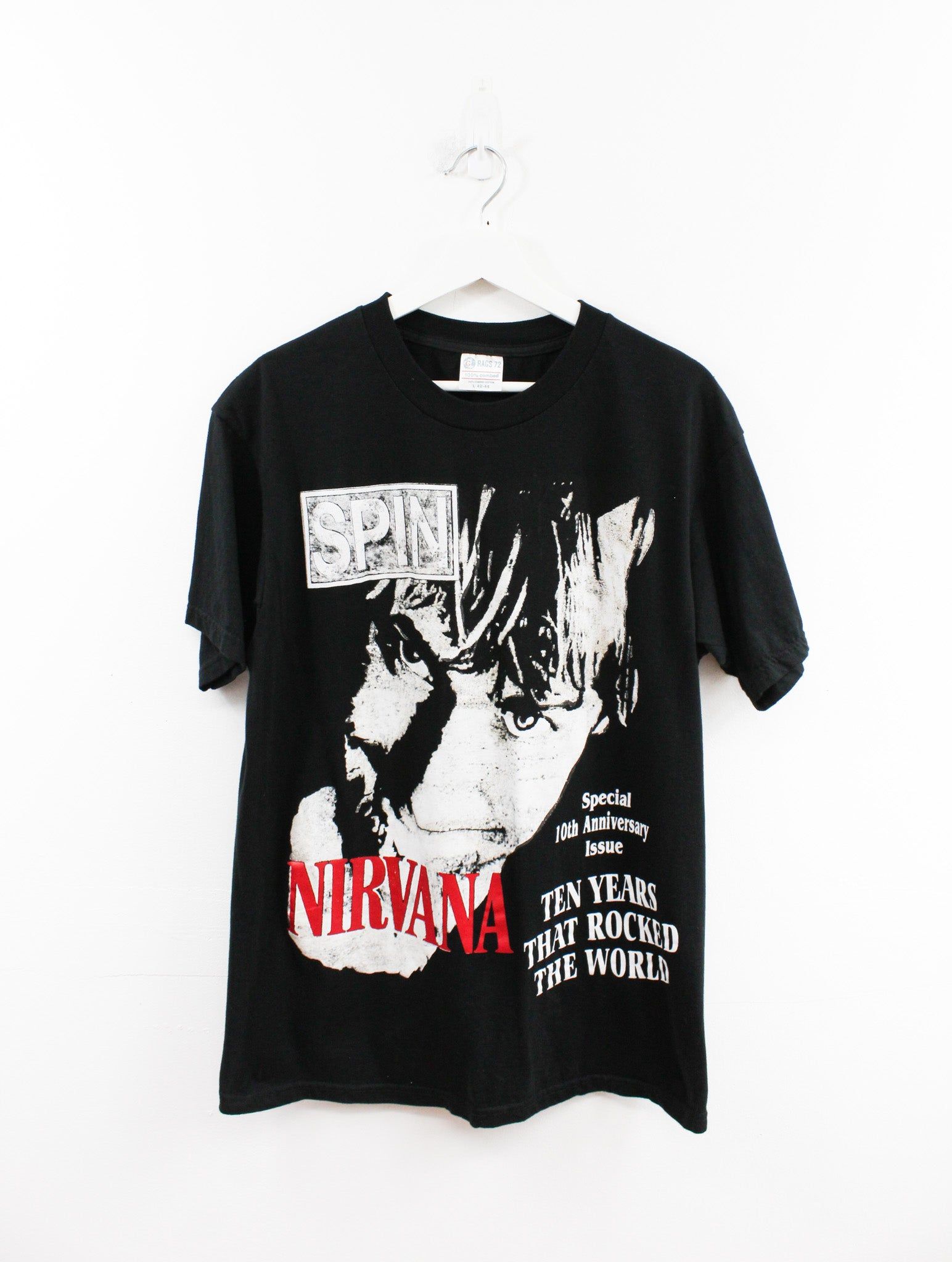 Nirvana 10th Anniversary Picture Bootleg Tee sold by HG Vintage