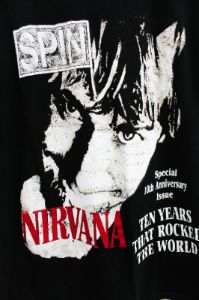 Nirvana 10th Anniversary Picture Bootleg Tee sold by HG Vintage