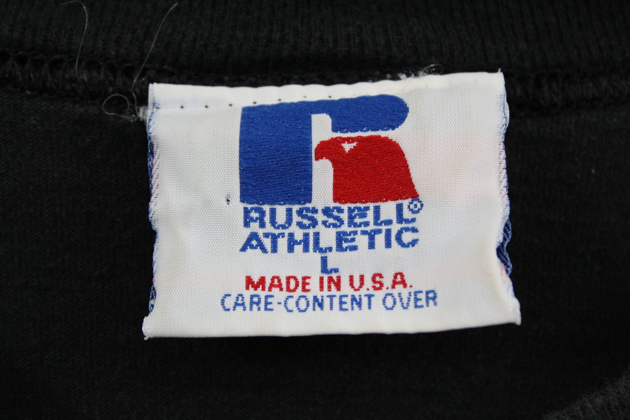 Vintage 95' Russell Athletic Made in USA NFL Pittsburgh Steelers Logo Tee sold by HG Vintage product image thumbnail 4