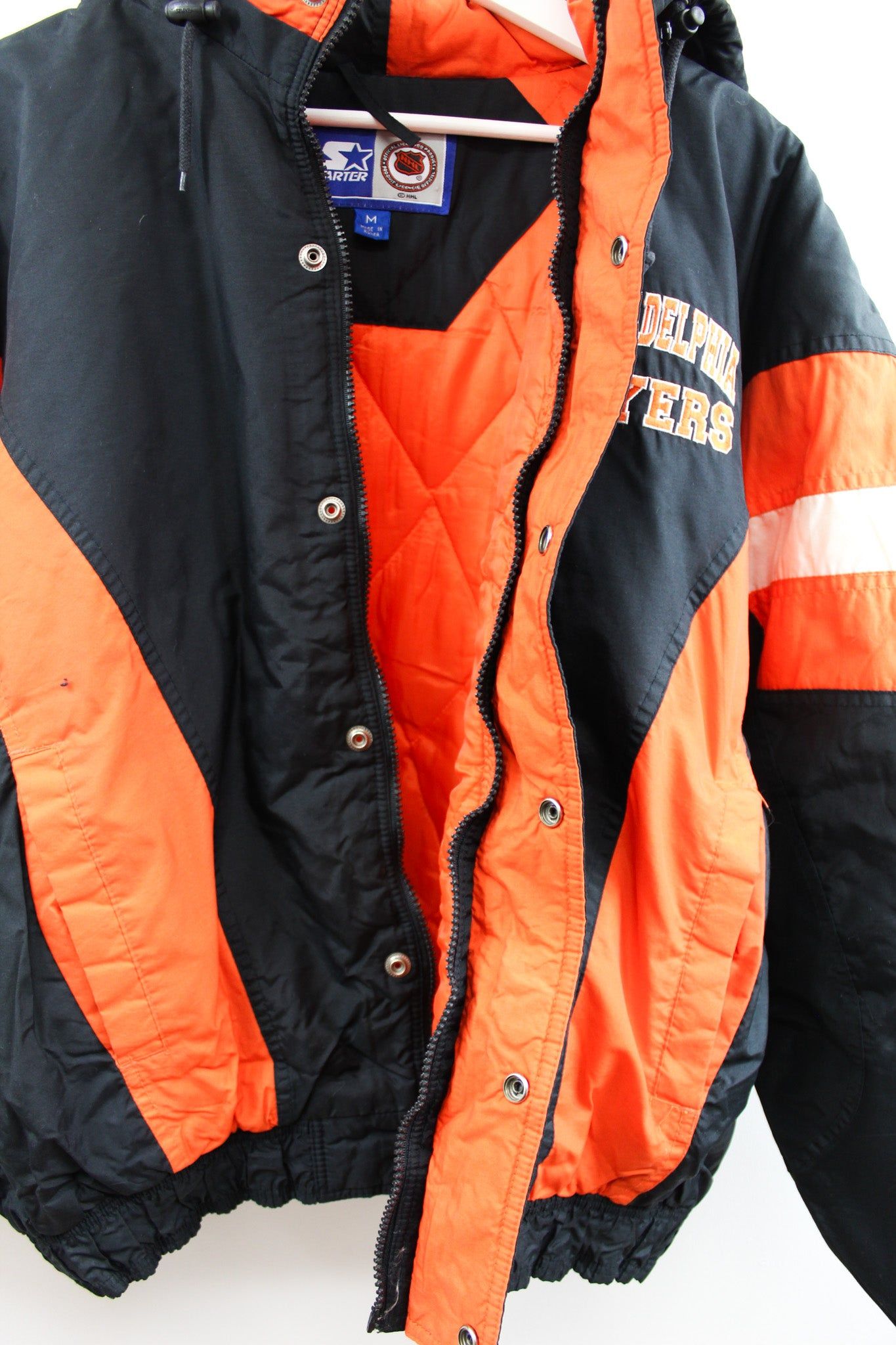 CC- Vintage Starter NHL Philadelphia Flyers Winter Jacket sold by HG Vintage product image thumbnail 5