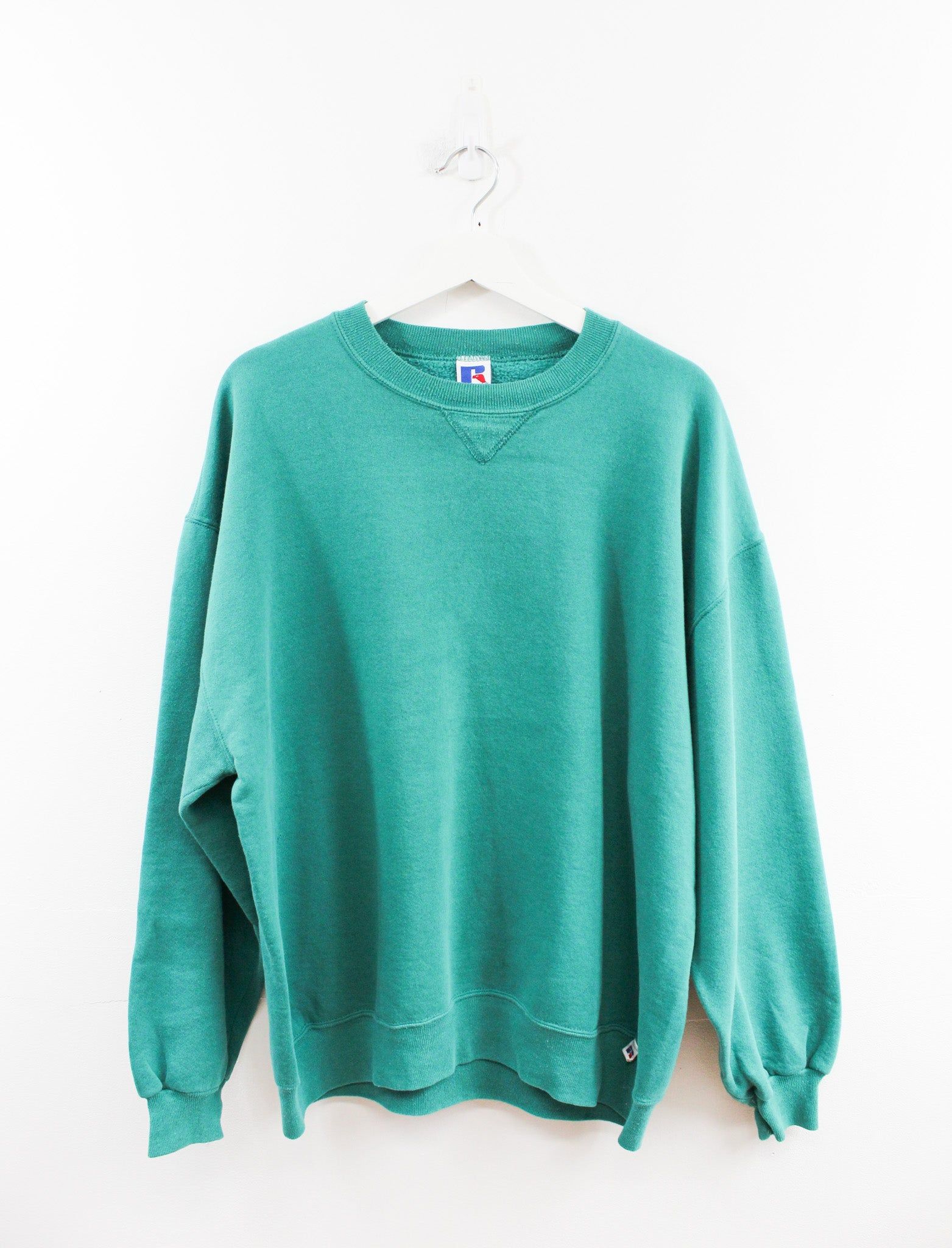 Vintage 90s Russell Athletic Made In The USA Blank Crewneck sold by HG Vintage