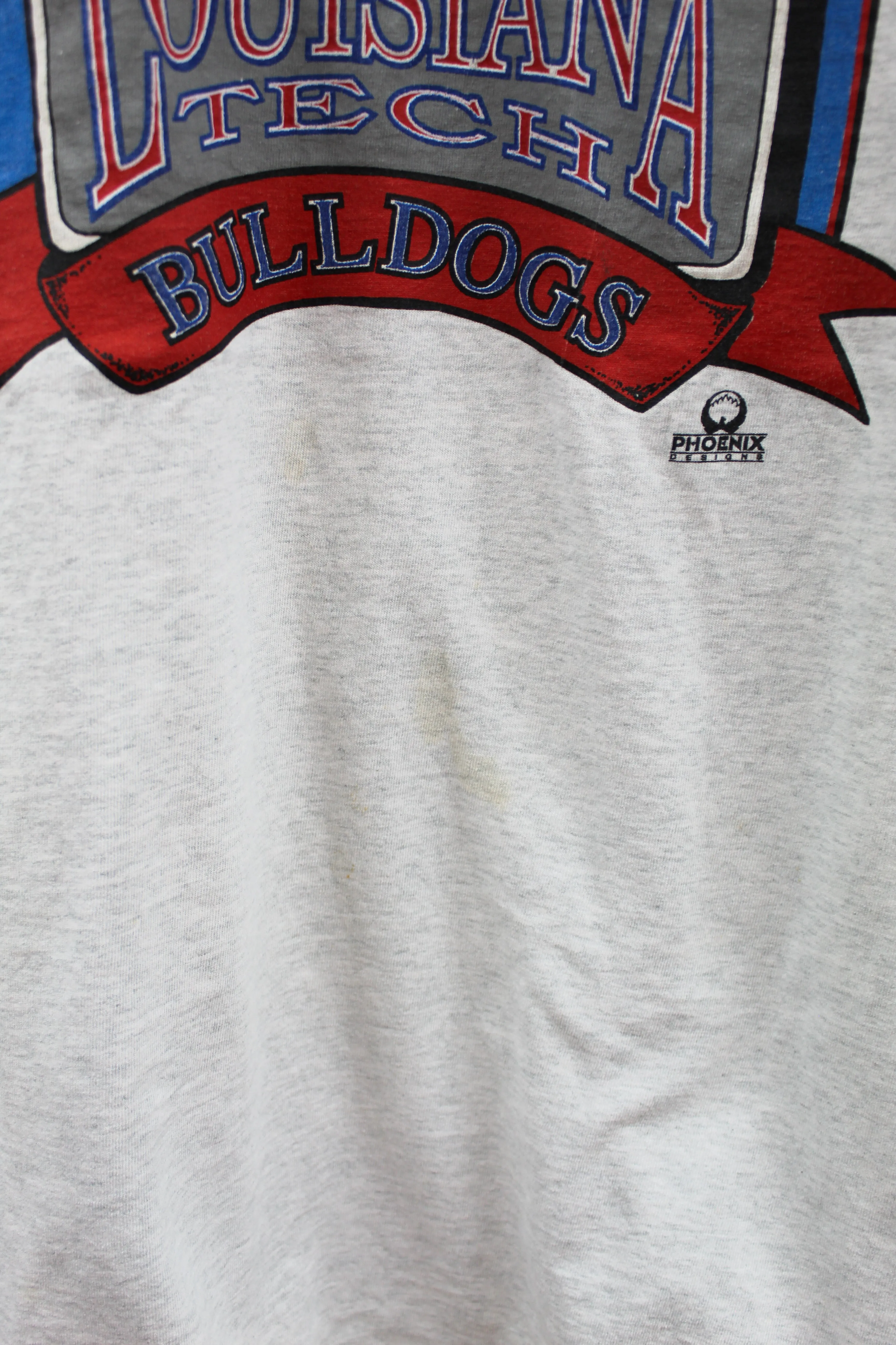 Z - Vintage Single Stitch Louisiana Tech Bulldog Logo Tee sold by HG Vintage product image thumbnail 4