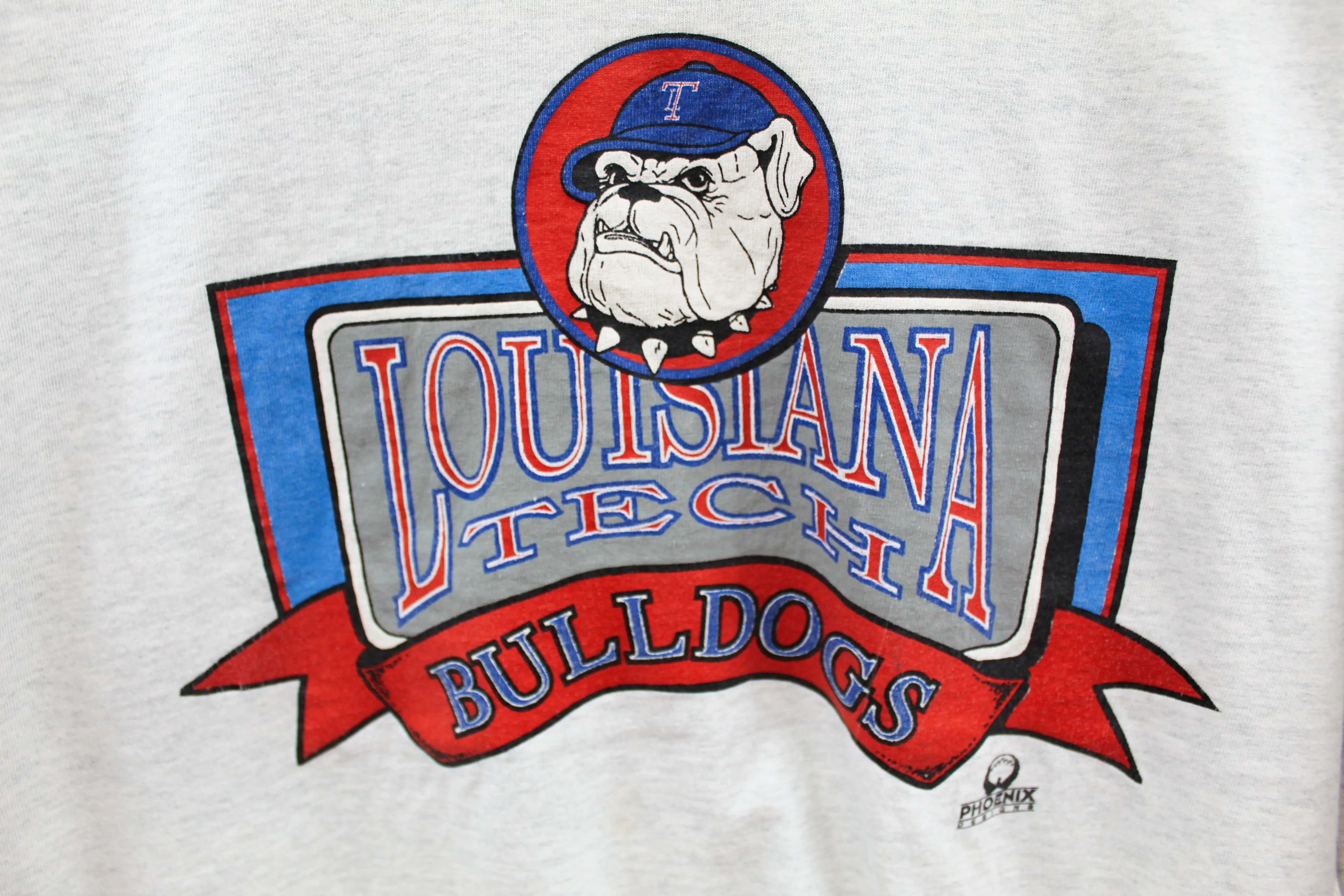 Z - Vintage Single Stitch Louisiana Tech Bulldog Logo Tee sold by HG Vintage product image thumbnail 2