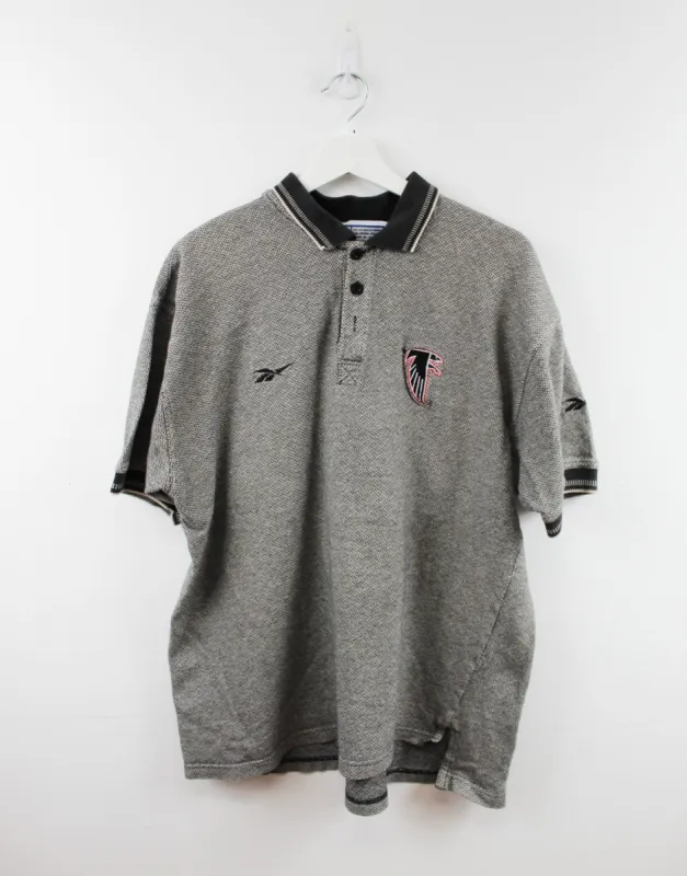 Vintage 90's NFL Atlanta Falcons Team Polo Tee sold by HG Vintage