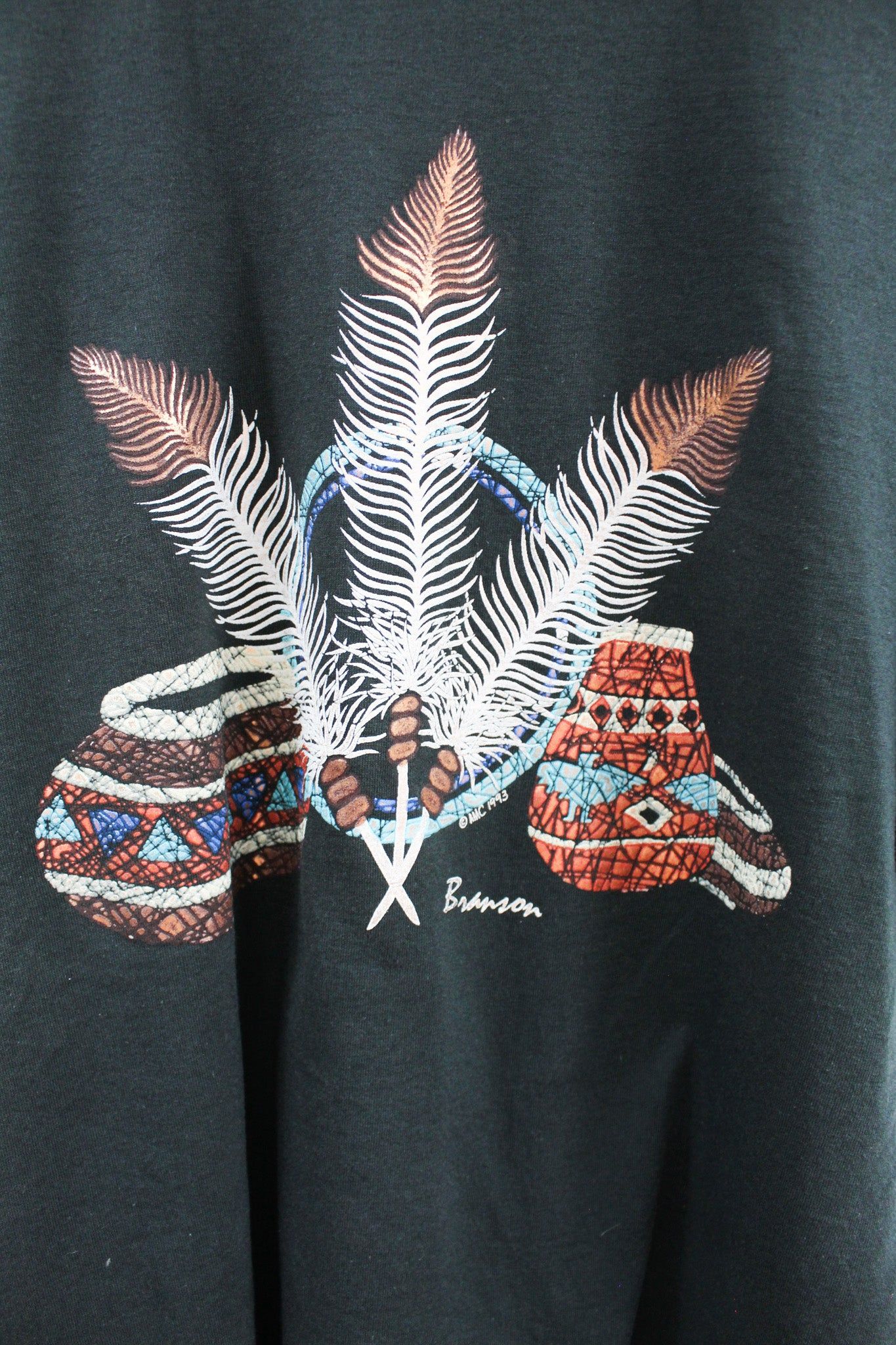 Feathers And Pots 93' Graphic Tee sold by HG Vintage product image thumbnail 2