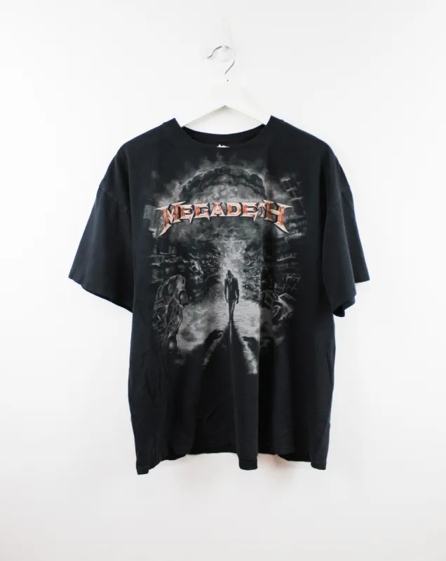 Megadeath Large Front Print Tee sold by HG Vintage