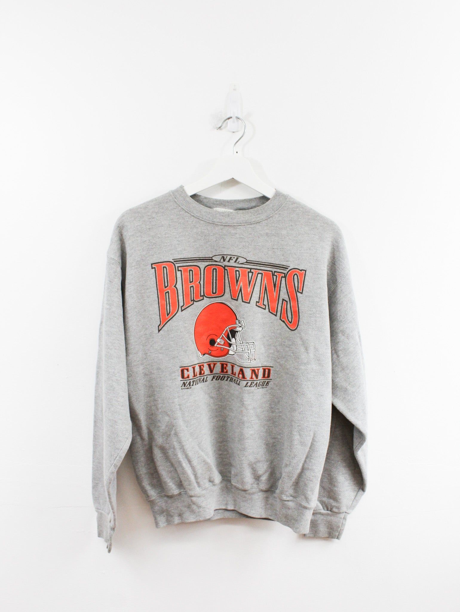 Vintage 98' NFL Cleveland Browns Helmet Logo Crewneck sold by HG Vintage