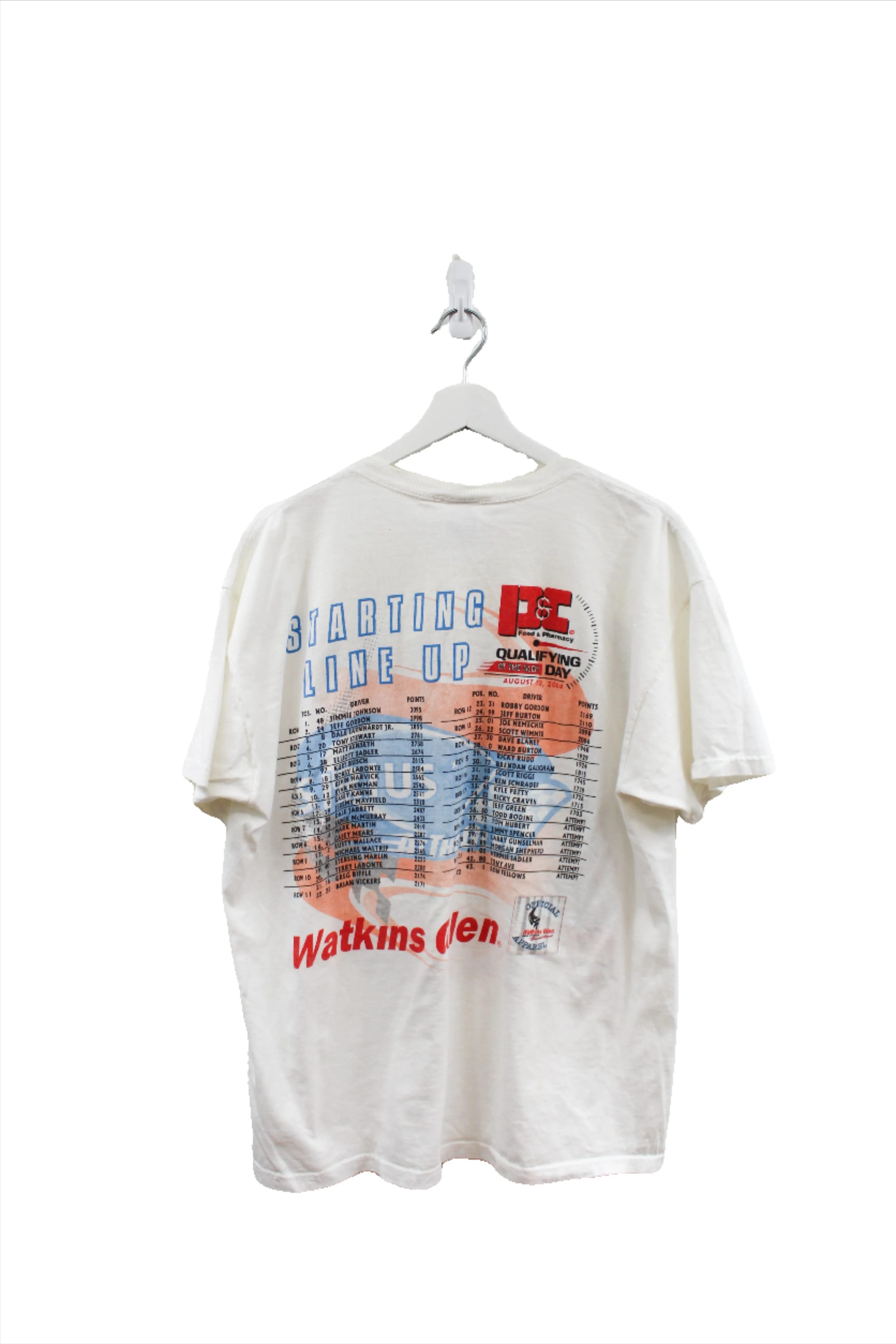 X - Vintage 2004 Watkins Glen Thunder Road Racing Tee sold by HG Vintage product image thumbnail 3