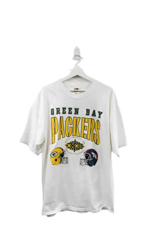 Z- Vintage 1998 Packers NFL Super Bowl 32 Champs Tee sold by HG Vintage