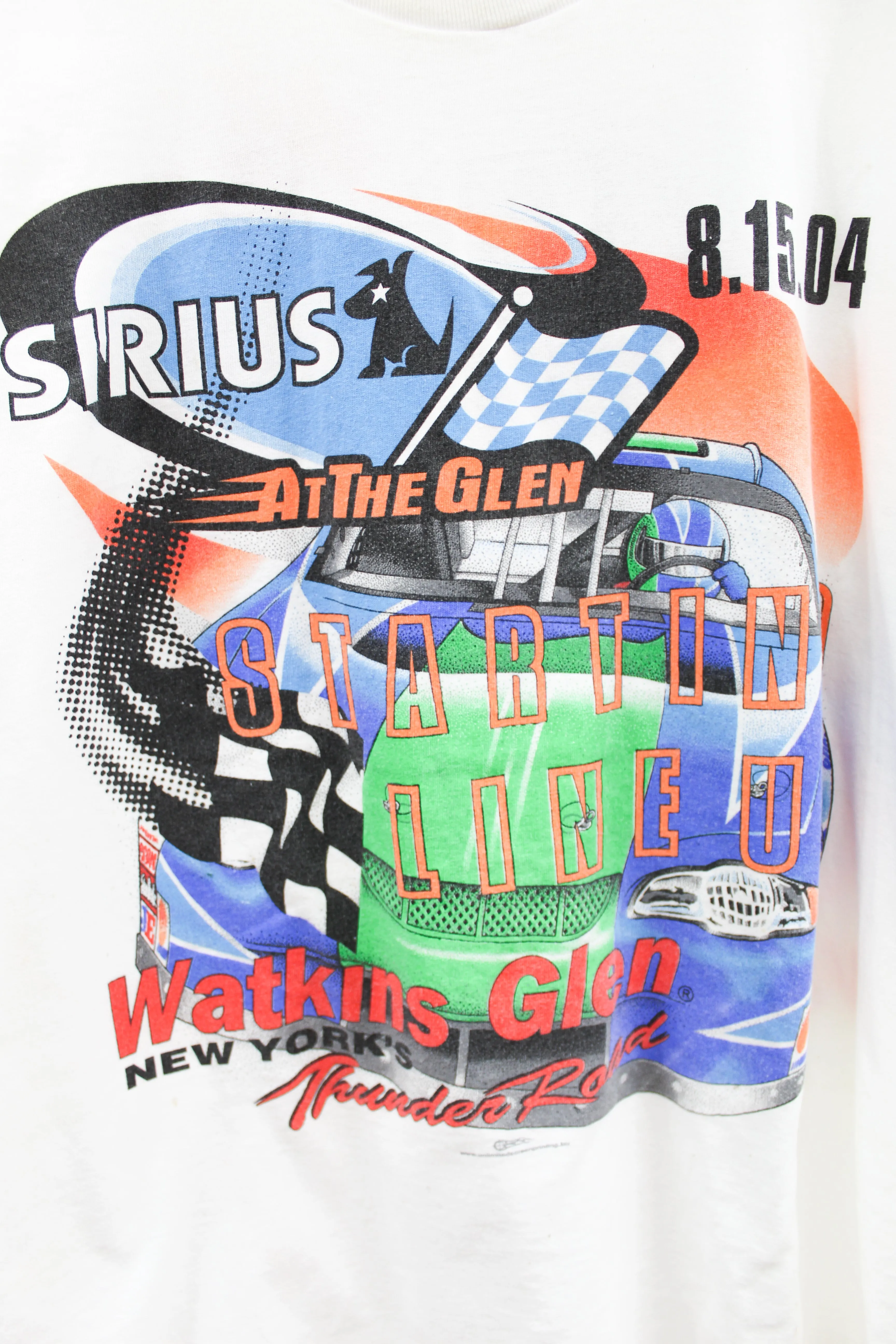 X - Vintage 2004 Watkins Glen Thunder Road Racing Tee sold by HG Vintage product image thumbnail 2