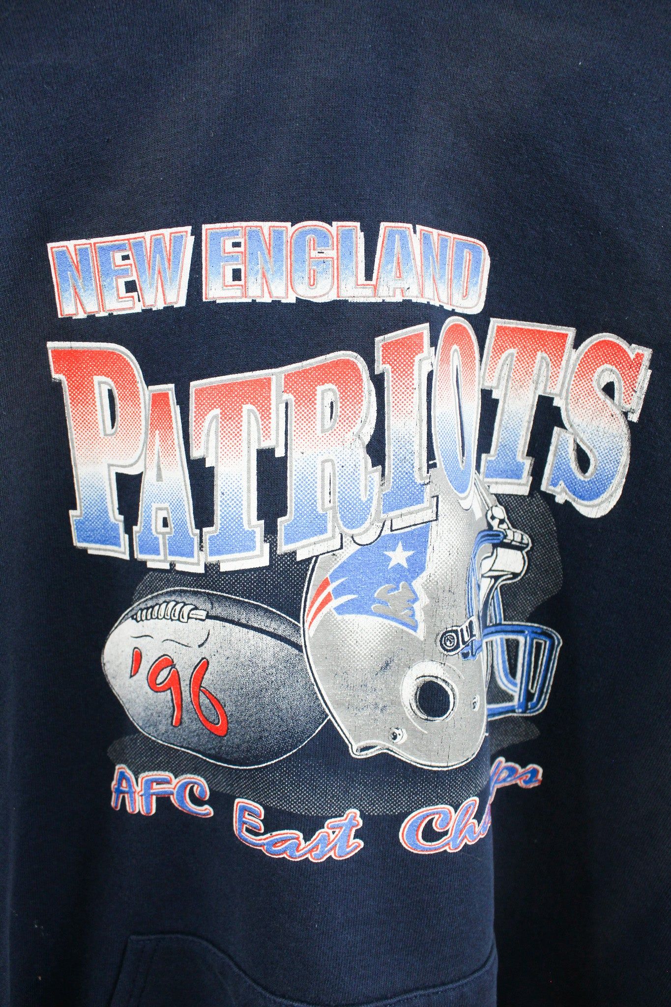 Vintage NFL 96' New England Patriots AFC East Champ Hoodie sold by HG Vintage product image thumbnail 2