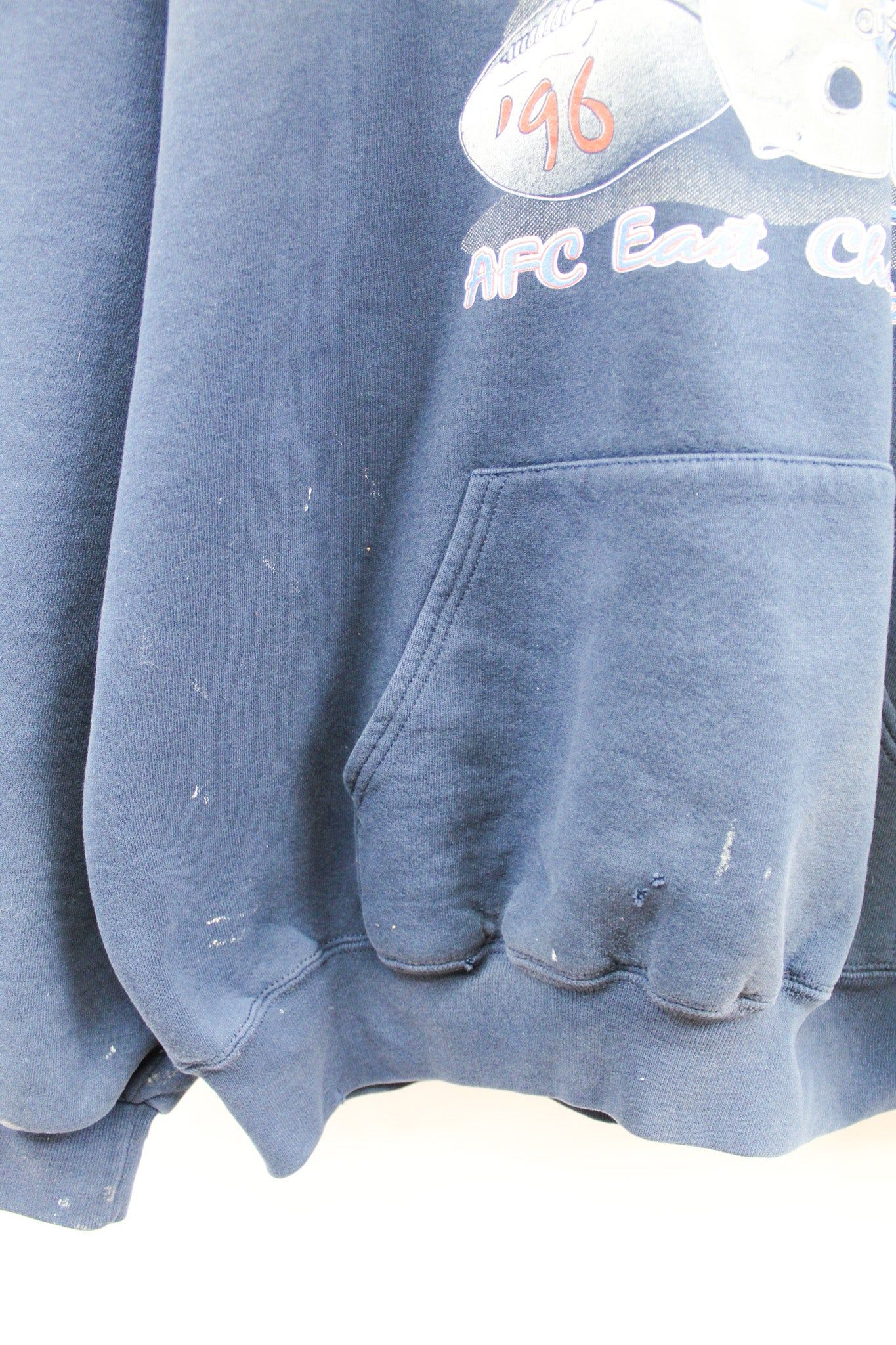 Vintage NFL 96' New England Patriots AFC East Champ Hoodie sold by HG Vintage product image thumbnail 4