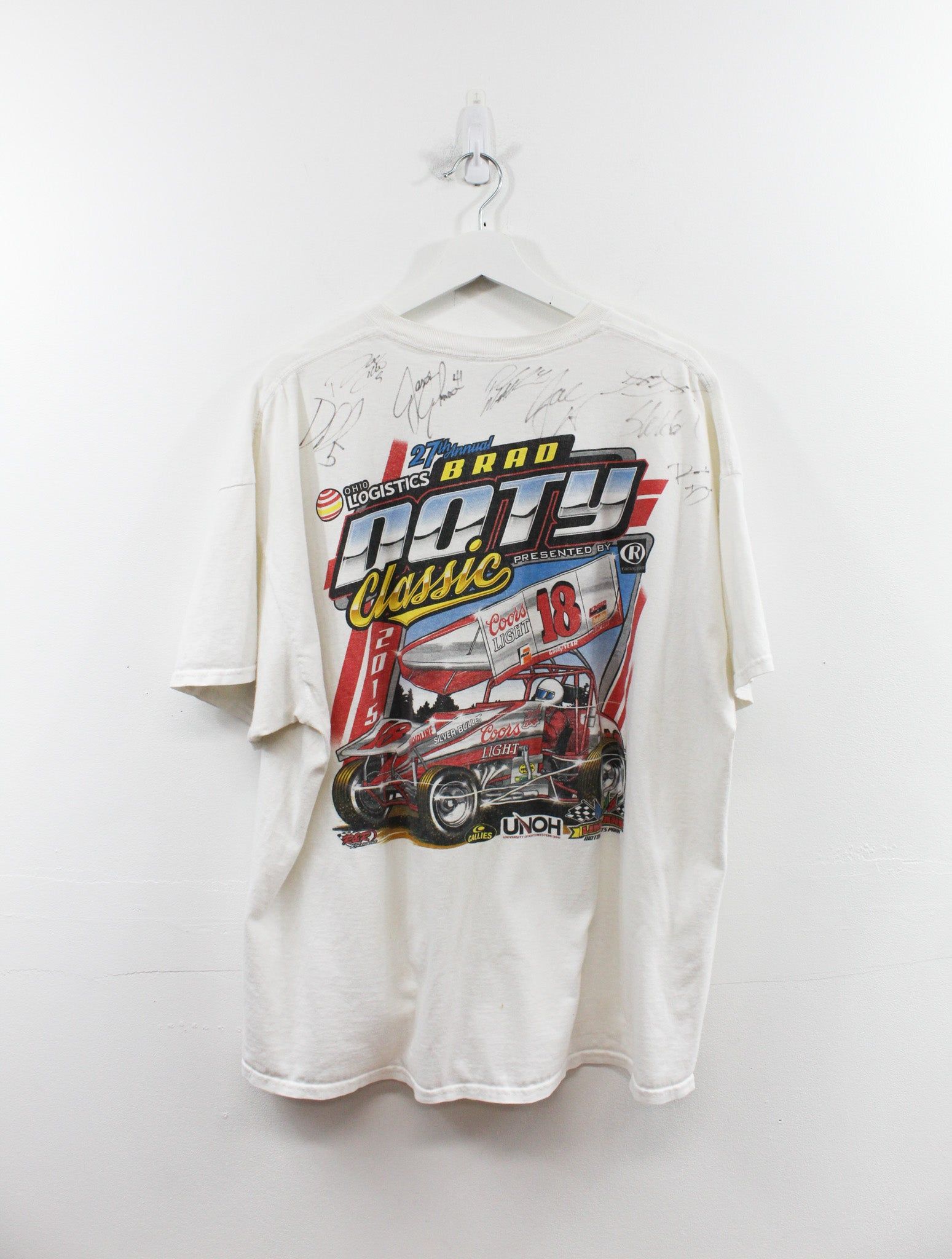 2015 Nascar Doty Classic Tee With Signatures sold by HG Vintage product image thumbnail 3