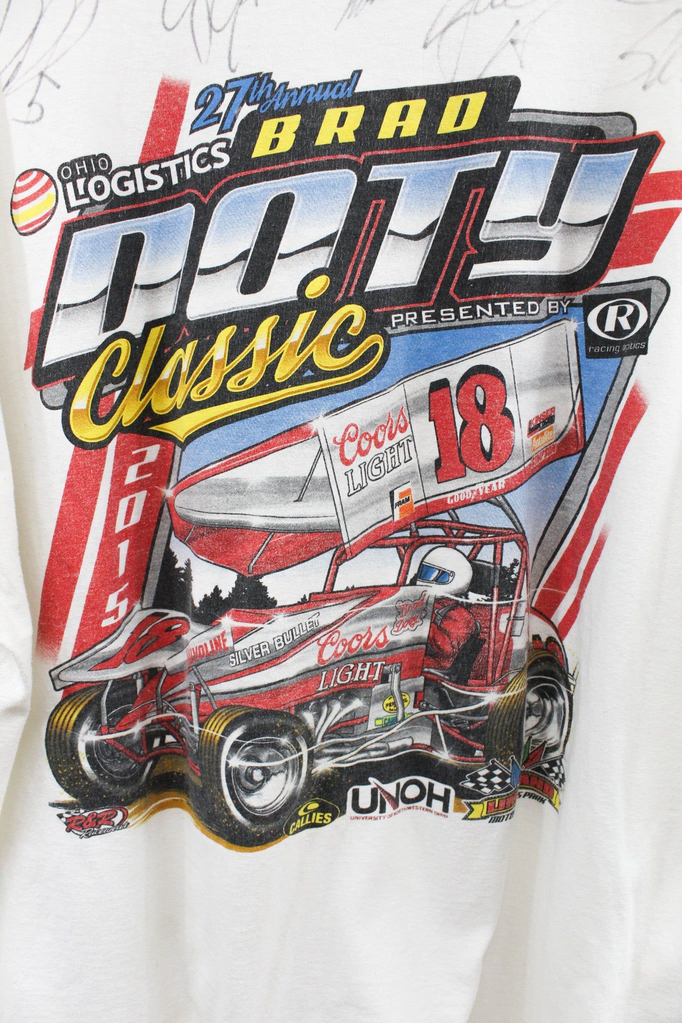 2015 Nascar Doty Classic Tee With Signatures sold by HG Vintage product image thumbnail 4